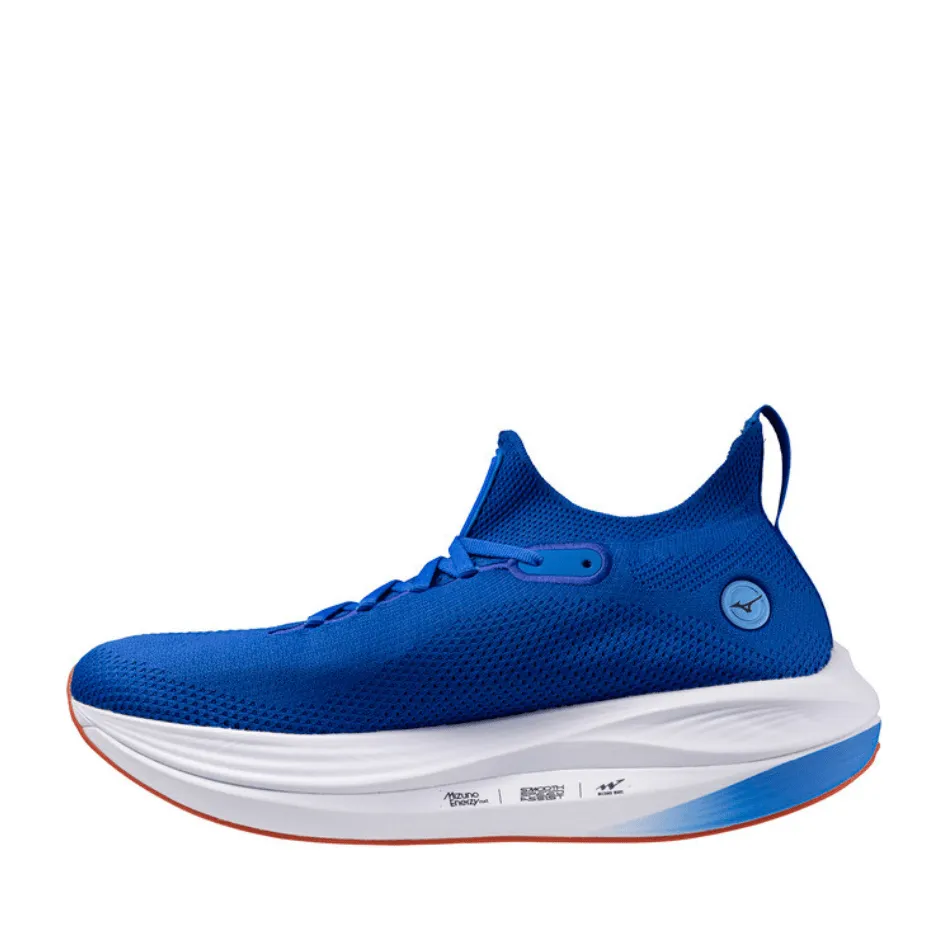 Mizuno Unisex Neo Vista Running Shoes in Oni Demon Mizuno Ignition Red/Black/Baseball Blue SS25 Secure Closure reflective - details shoes