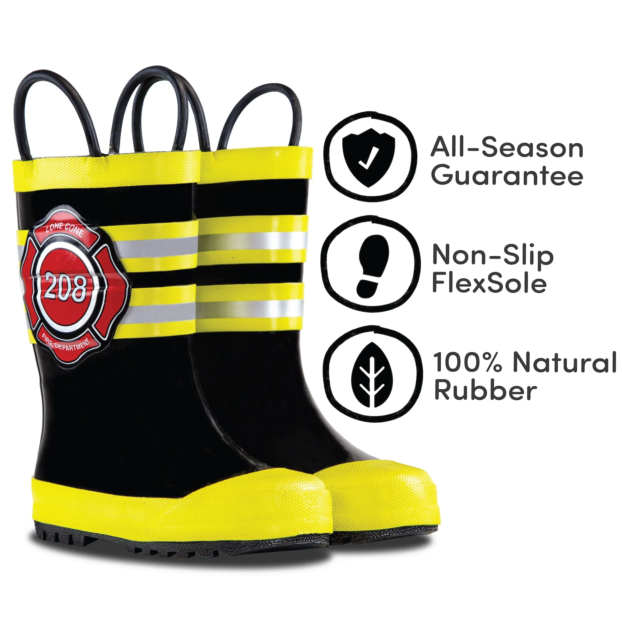 Fall Days Fire Chief Rain Boot
