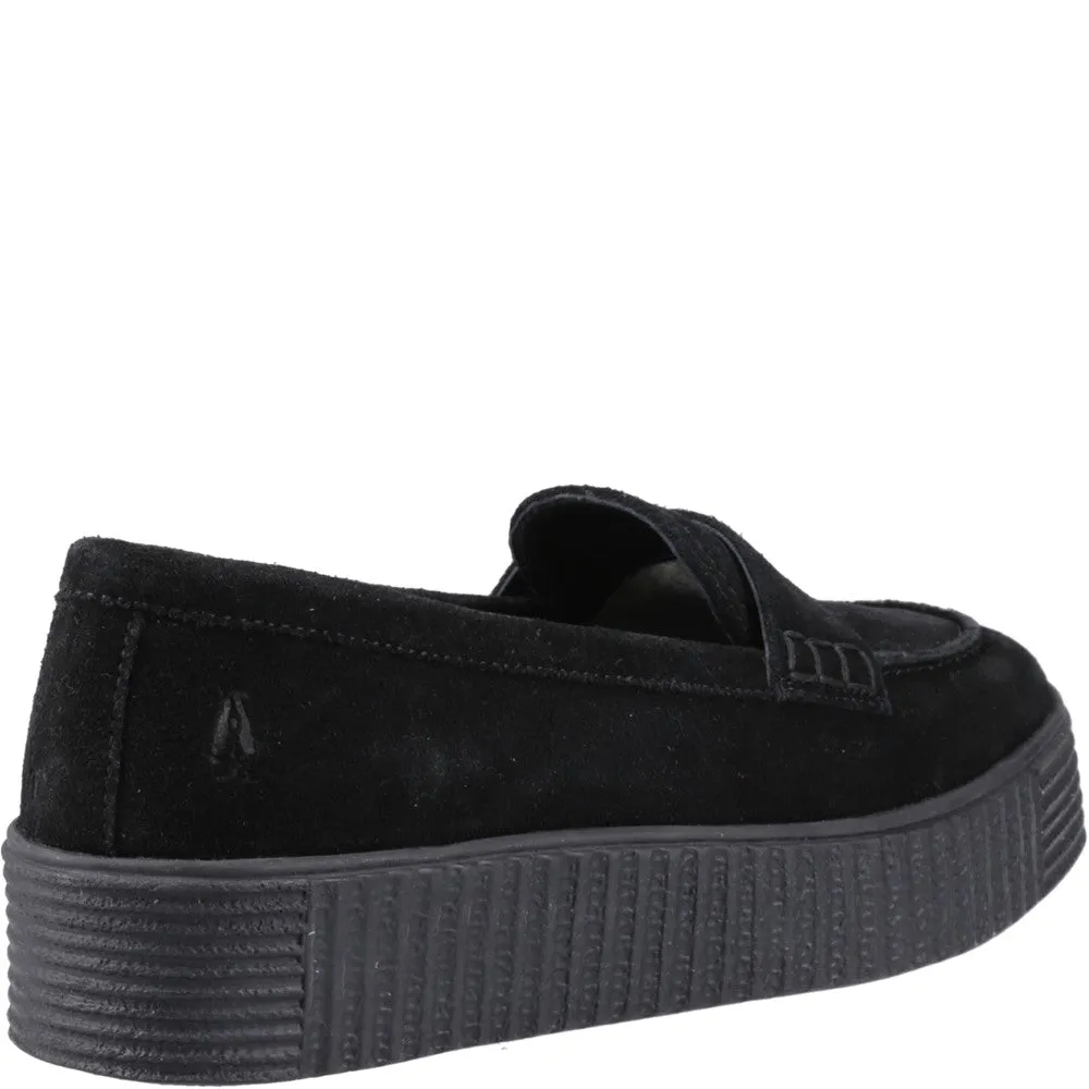 Supportive Heel Black Tamara Loafers