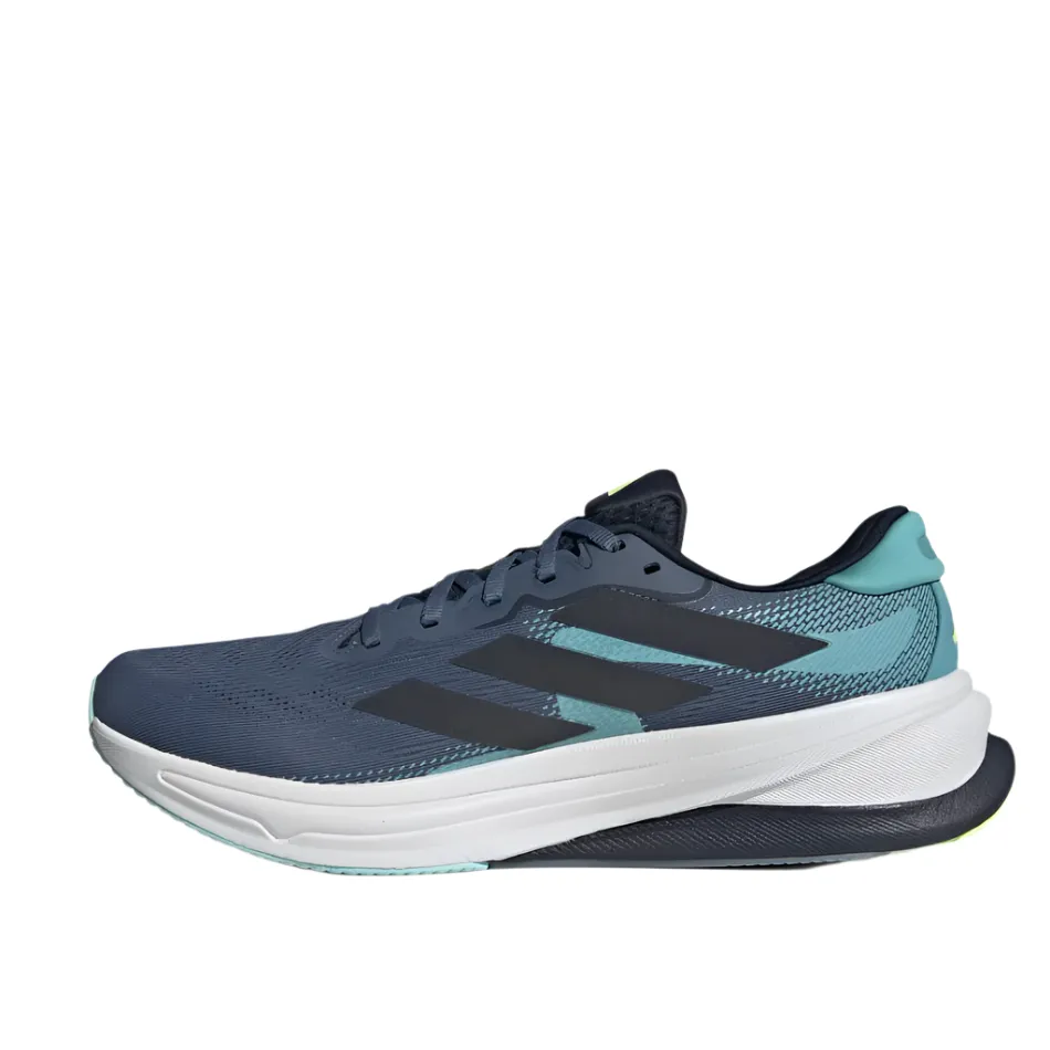ground contact Adidas Men's Supernova Solution 2 Running Shoes in Preloved Ink/Legend Ink/Mint Ton AW25