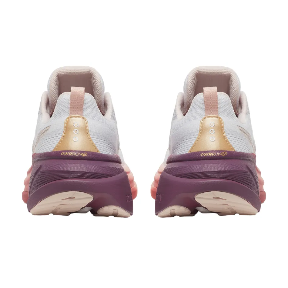 Saucony Women's Hurricane 25 Running Shoes in White/Cameo - Online Exclusive Adjustable Straps winter - resistant