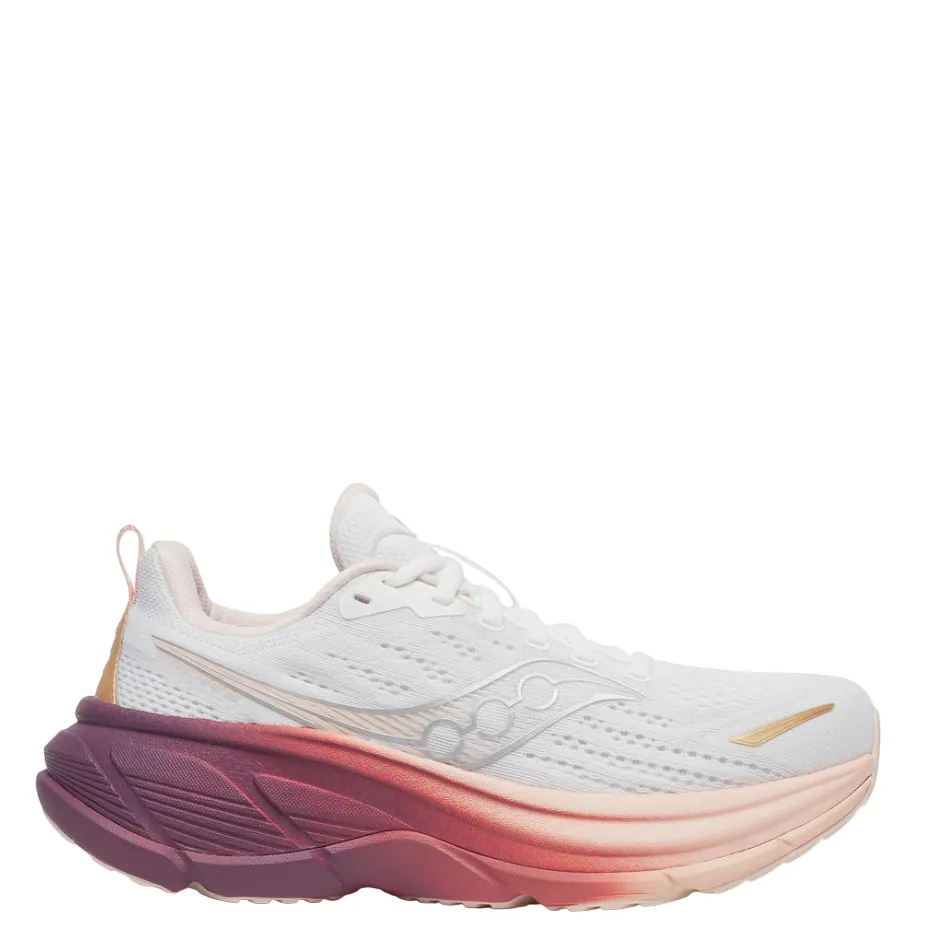 Saucony Women's Hurricane 25 Running Shoes in White/Cameo - Online Exclusive Anti - fog motivation boost
