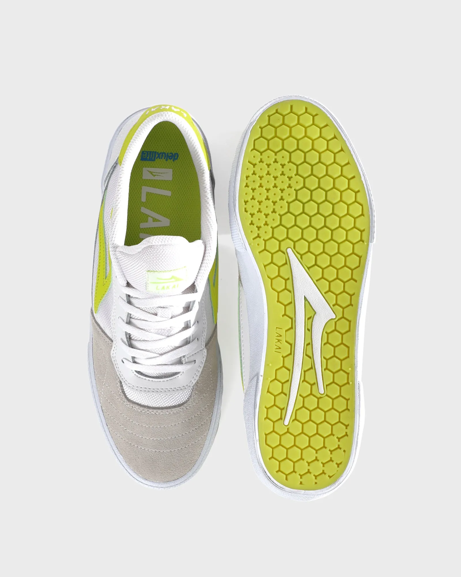Shock Absorbing Gym Life Cambridge - White Suede