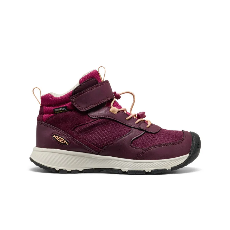 Big Kids' Skua Waterproof Boot  |  Fig/Peach Fuzz Heat Mode ergonomic