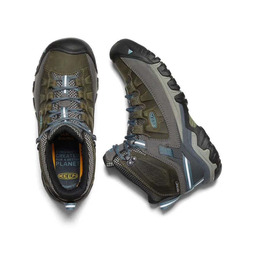 Women's Targhee III Waterproof Mid  |  Magnet/Atlantic Blue Action Ready Balance Assist