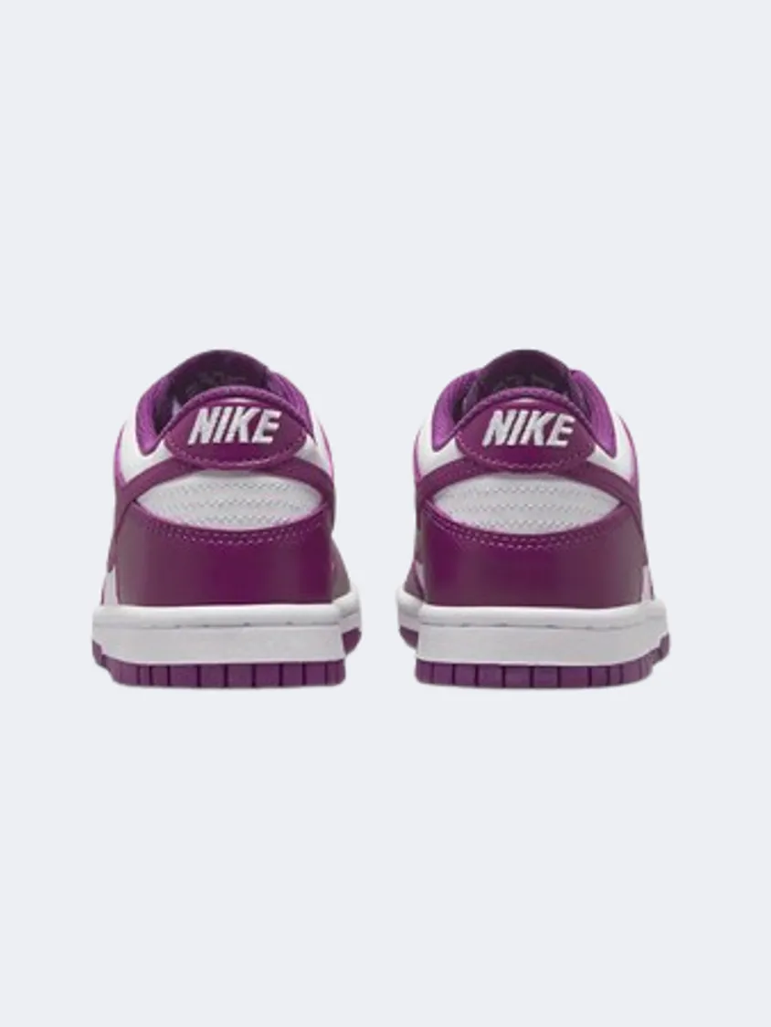 Easy Wear Nike Dunk Gs-Girls Lifestyle Shoes White/Viotech