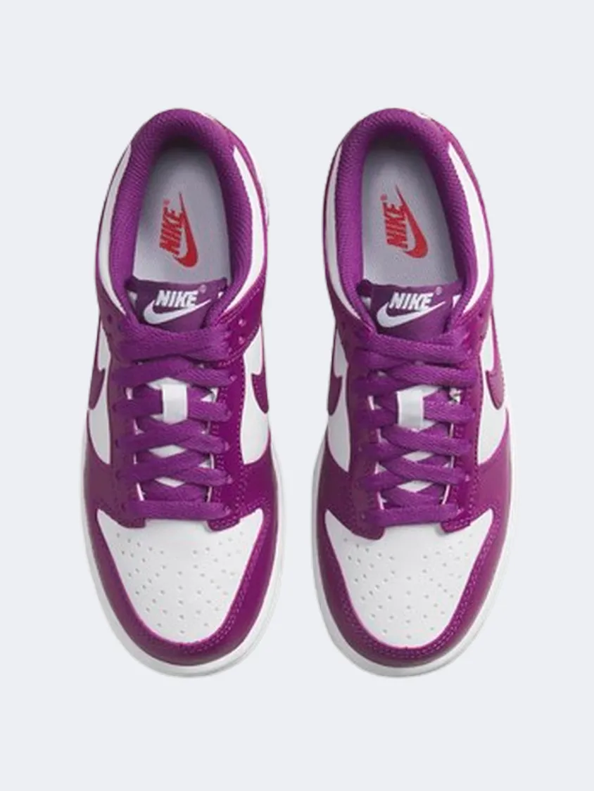 Mid Top Soft Move Nike Dunk Gs-Girls Lifestyle Shoes White/Viotech