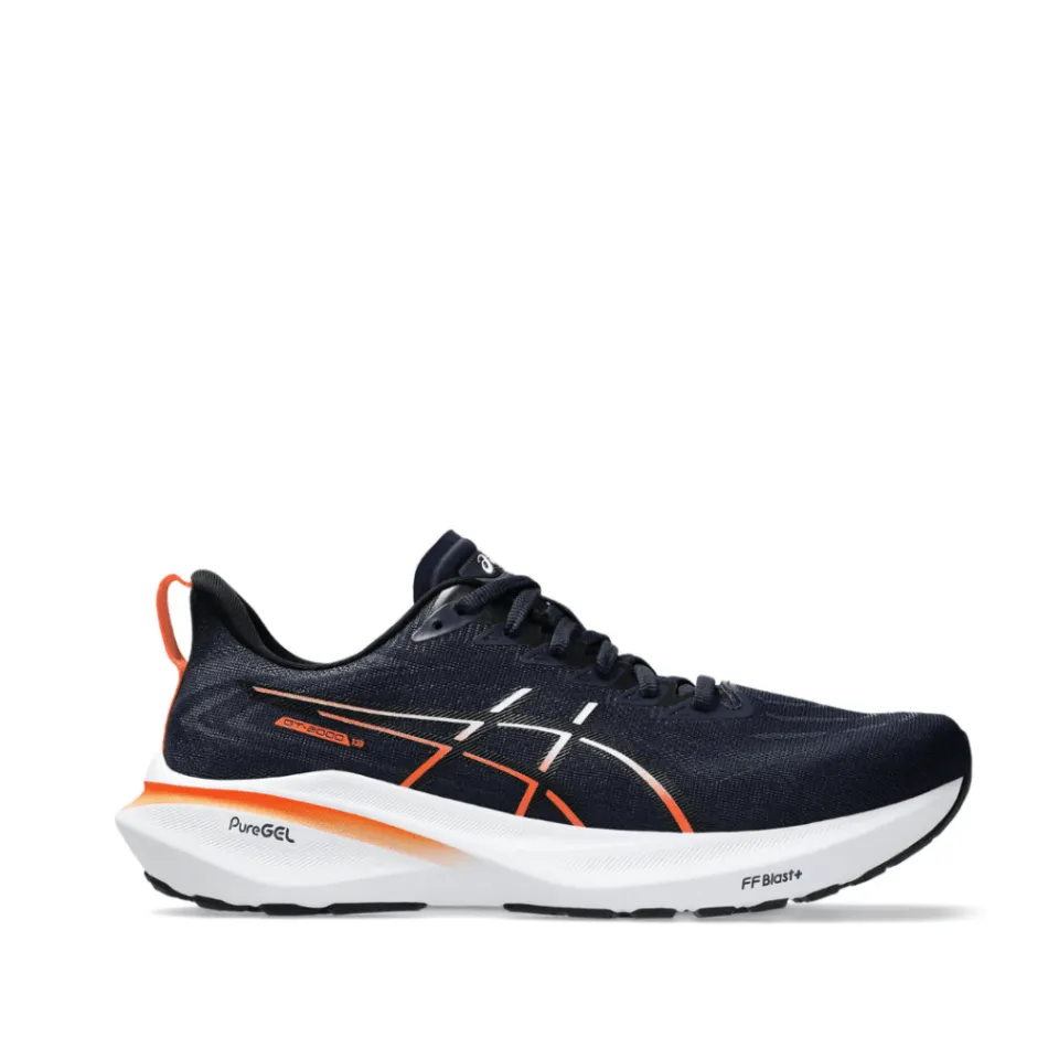 running for a cause Visible features Asics Men's GT-2000 v13 Running Shoes Black/Faded Orange AW24