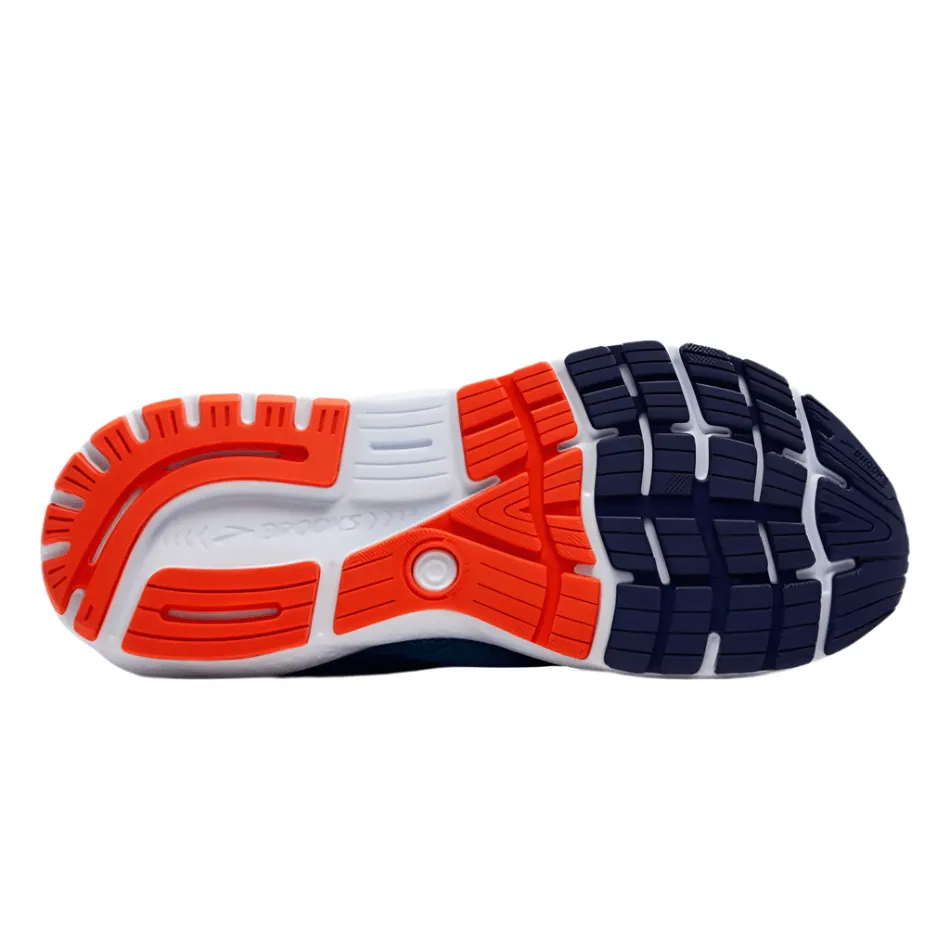 exploration - shoes Virtual Coaching Brooks Men's Ghost 16 Running Shoes in Bonnie Blue/Blue Ribbon/Orange SS25