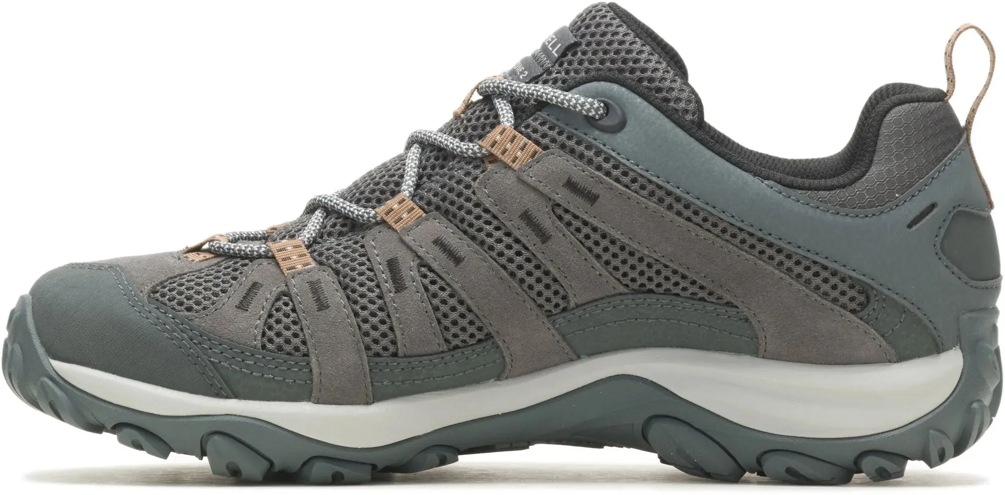 Merrell Alverstone 2 Mens Walking Shoes - Grey Trekking Support