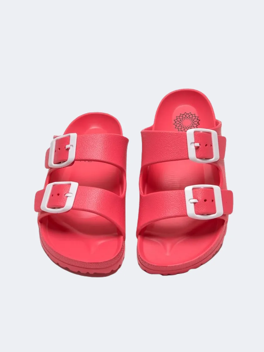Ateneo Ps-Girls Beach Slippers Peach Cushioned heel