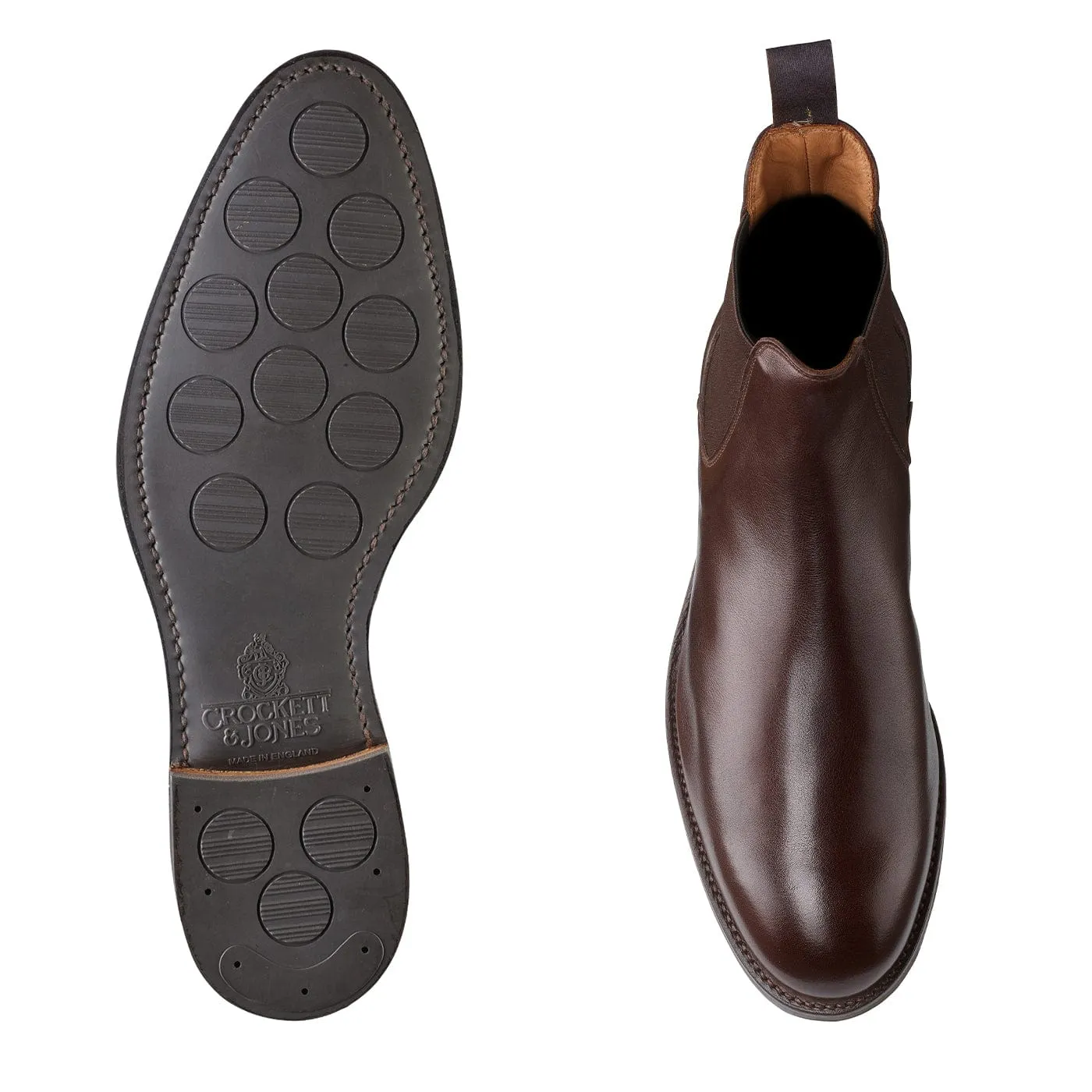 Minimalist Edge Chelsea 5 Dark Brown Milled Calf