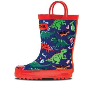 Puddle-a-saurus Dinosaur Rain Boot Outdoor Activity Waterproof Walking