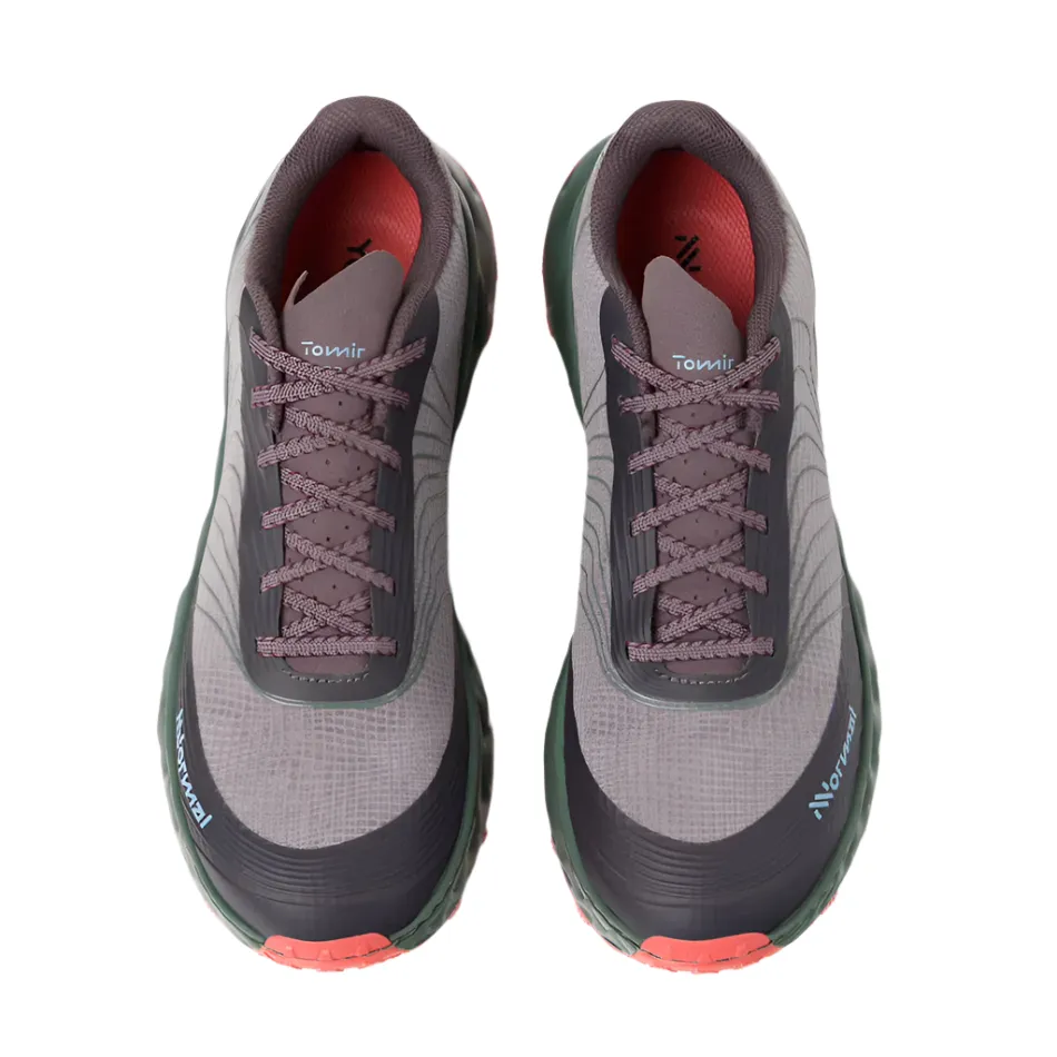 indoor running shoe features running for fun NNormal Unisex Tomir 2.0 Trail Running Shoes in Burgundy AW25