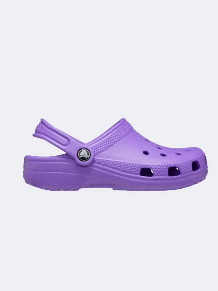 Kind Glow French Soft Crocs Classic Kids Lifestyle Slippers Galaxy