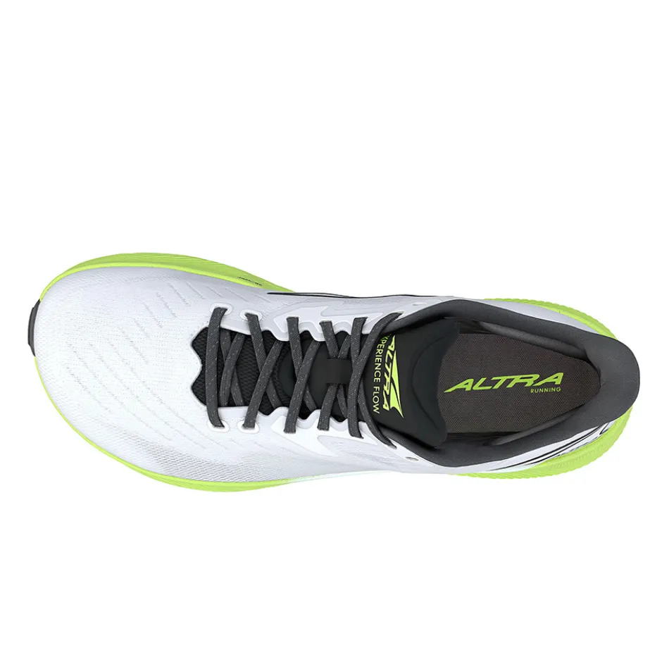 Altra Men's Experience Flow Running Shoes in White/Lime warm - up running