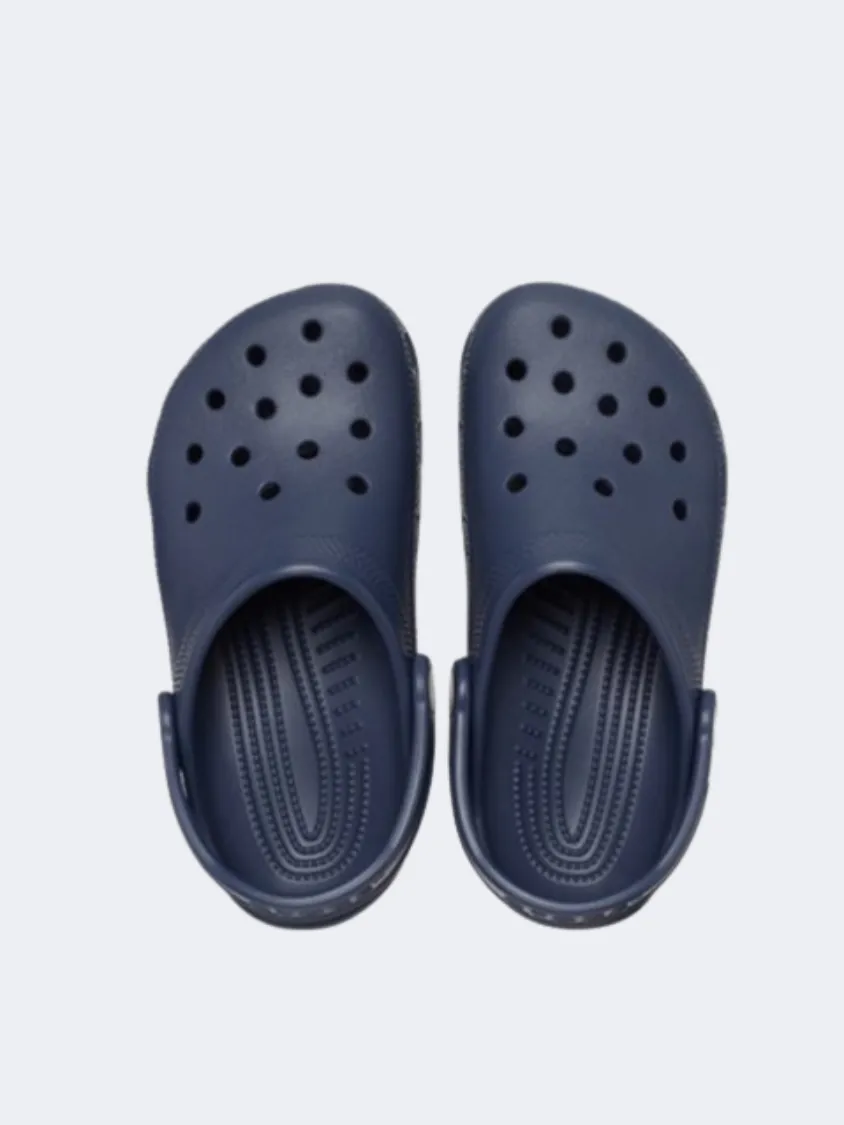 Work Base Crocs Classic Clog Kids Lifestyle Slippers Navy