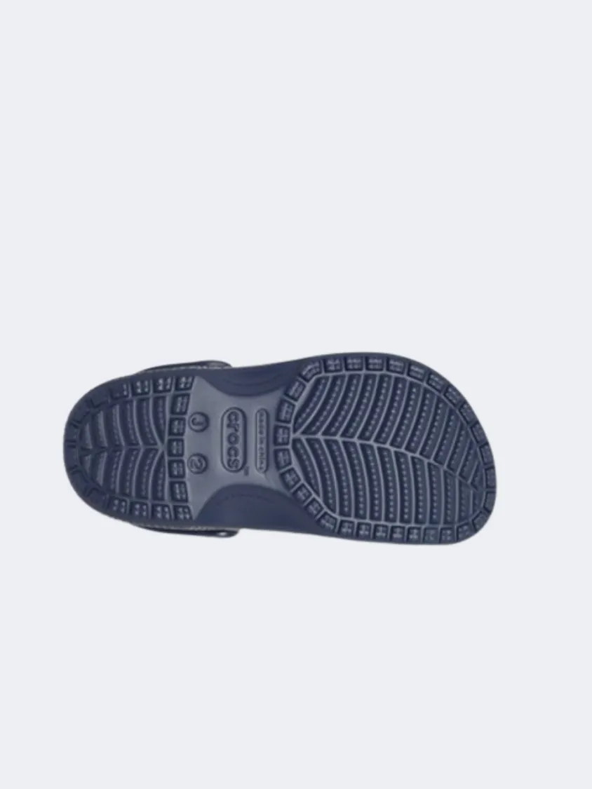 Festival Vibe Crocs Classic Clog Kids Lifestyle Slippers Navy