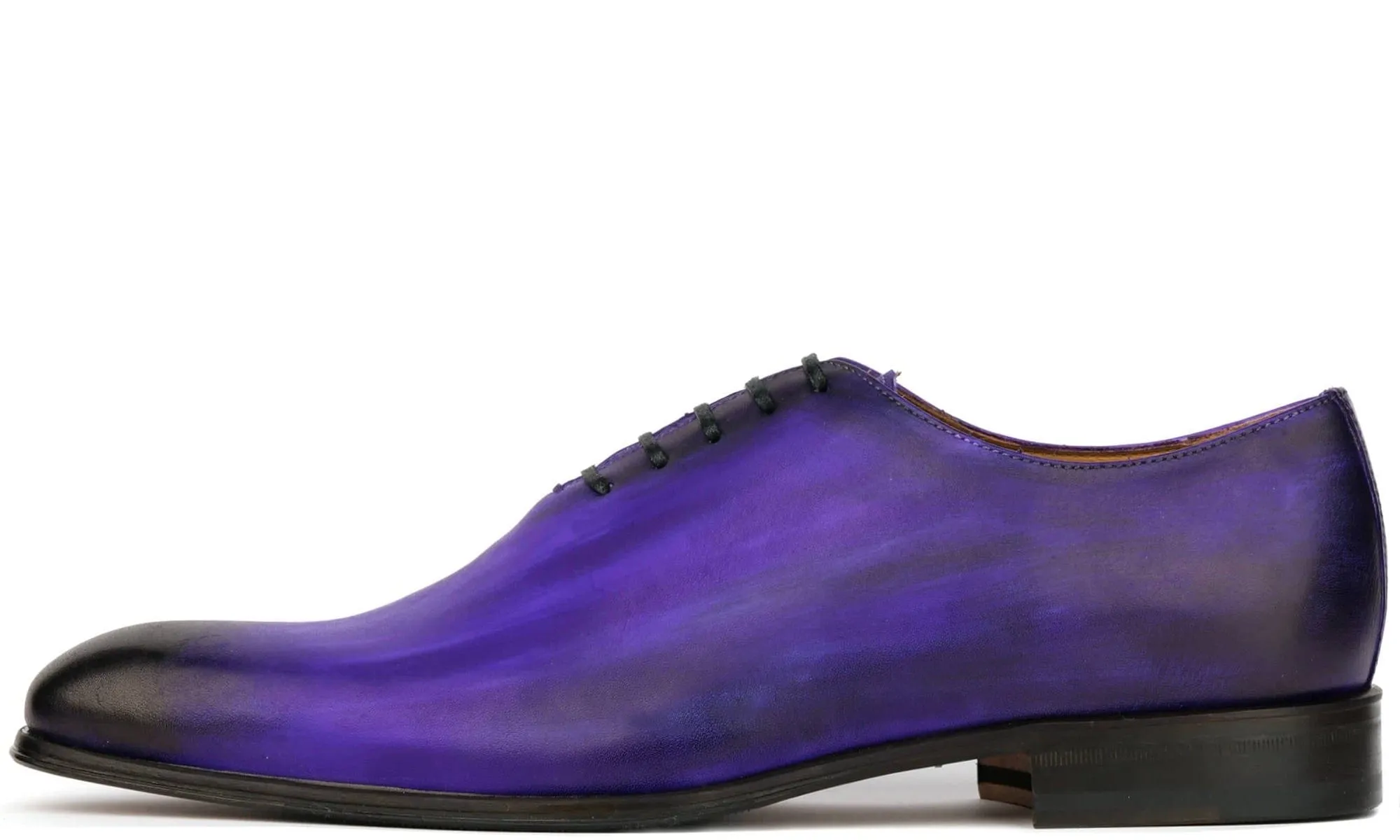 Benson Wholecut Custom Patina Purple Reliable Comfort