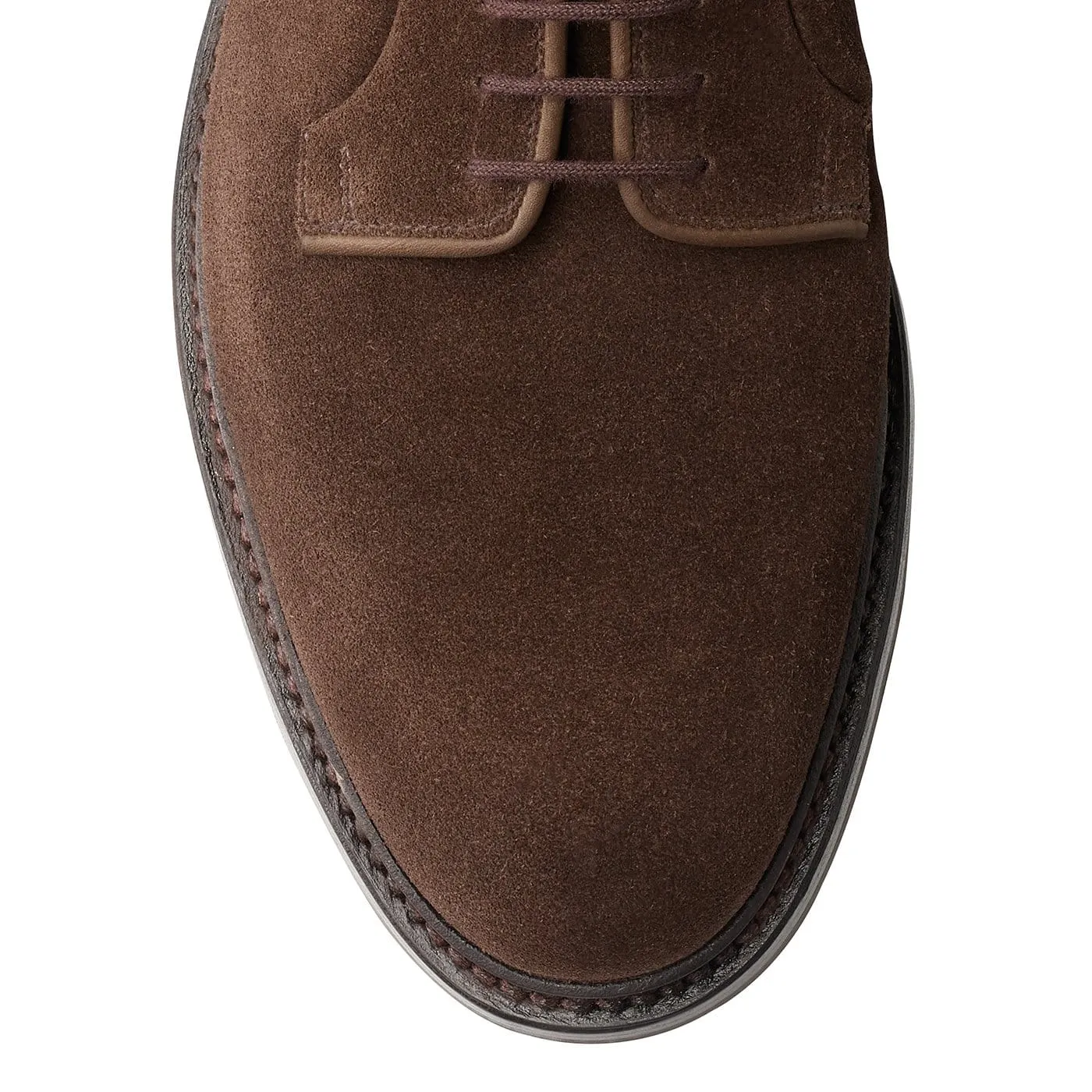 Lanark 3 Dark Brown Suede Premium City Style Polished Design