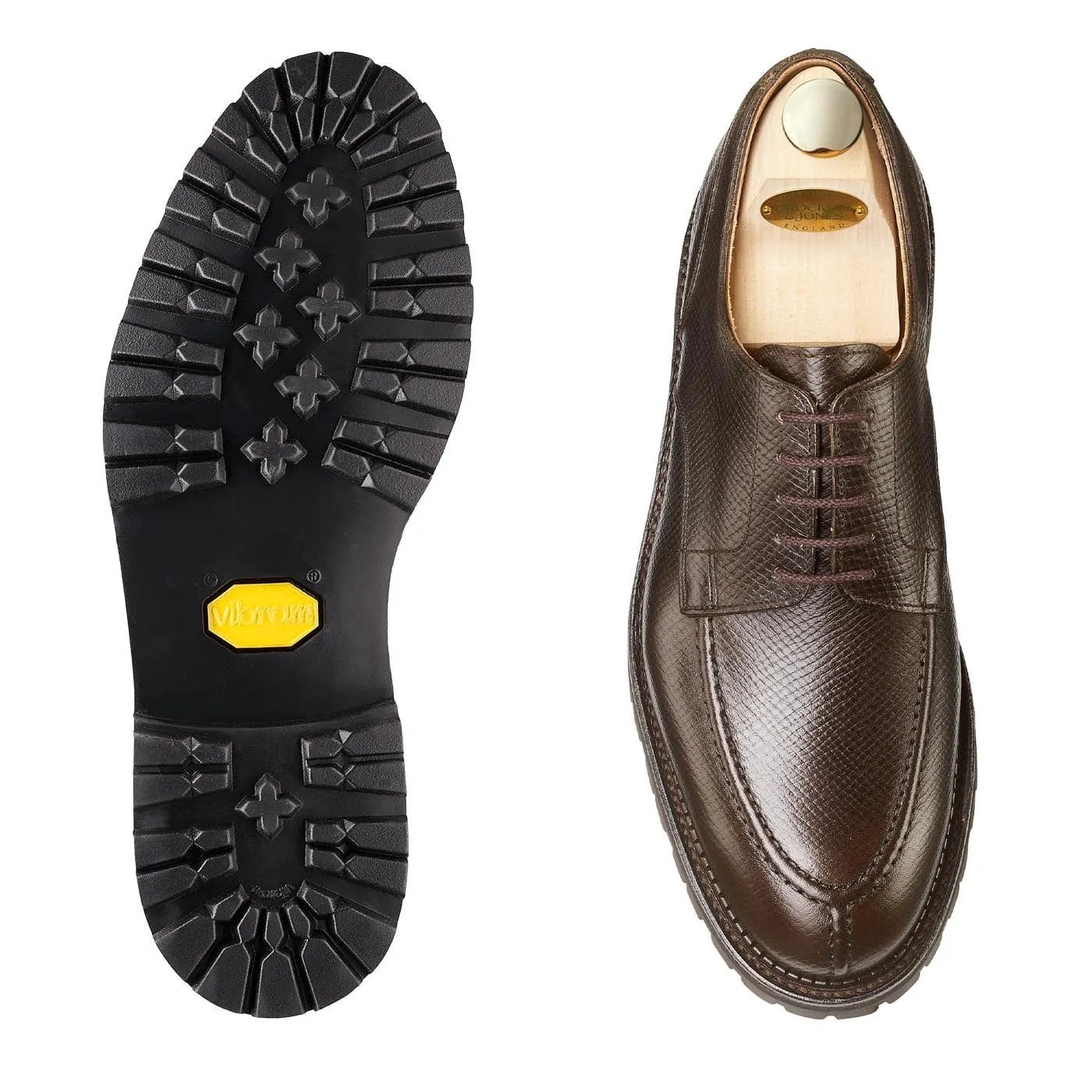 Comfort Wear Compact Design Denver Dark Brown Hatch Grain