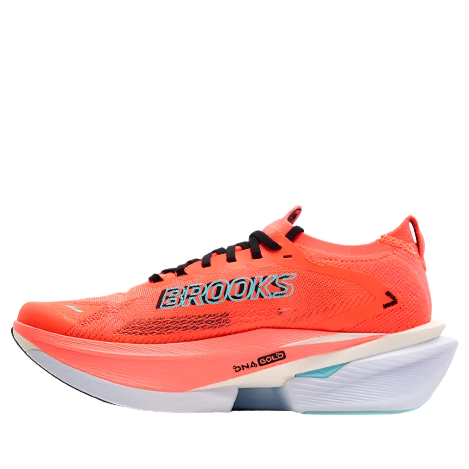 shock - absorption technology Brooks Men's Hyperion Max 3 Running Shoes in Fiery Coral/Black/Atomizer AW25