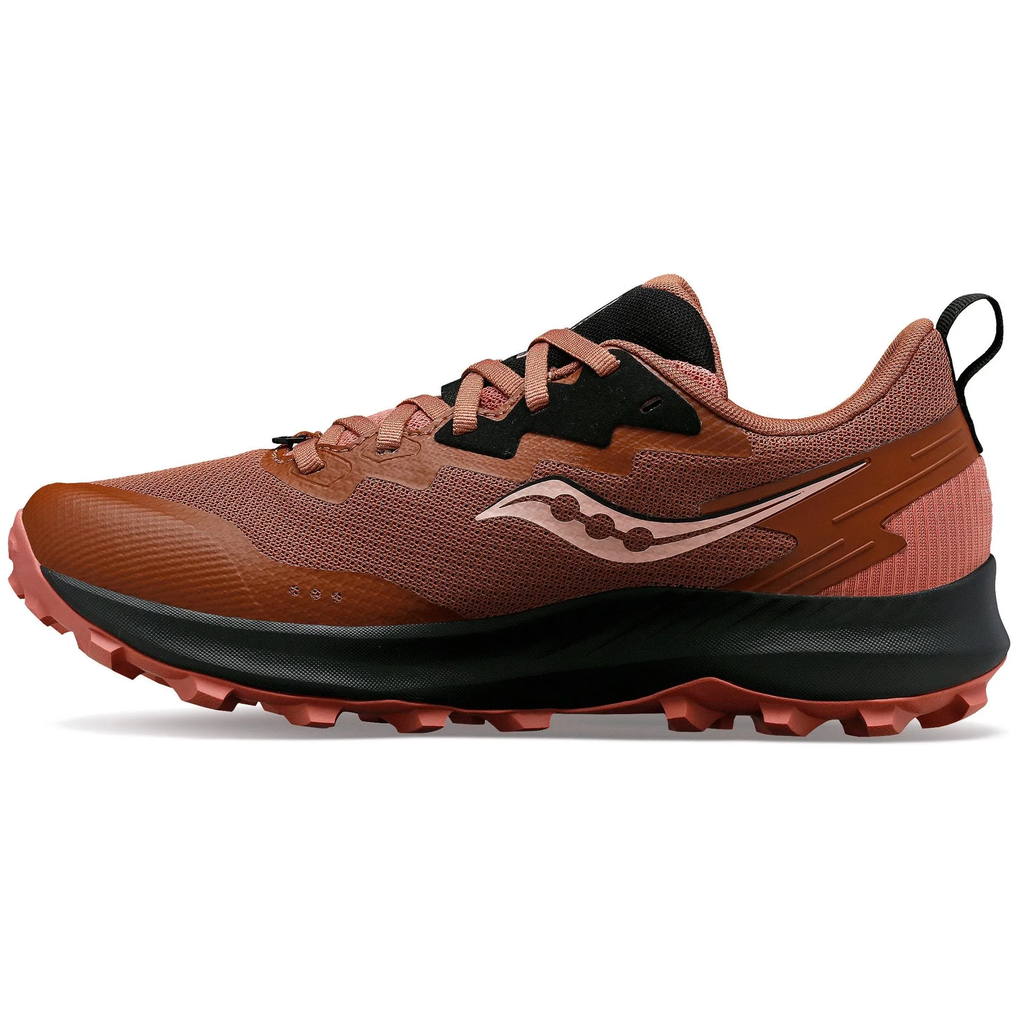 Saucony Peregrine 14 GORE-TEX Womens Trail Running Shoes - Red Rapid Moves Power Grip