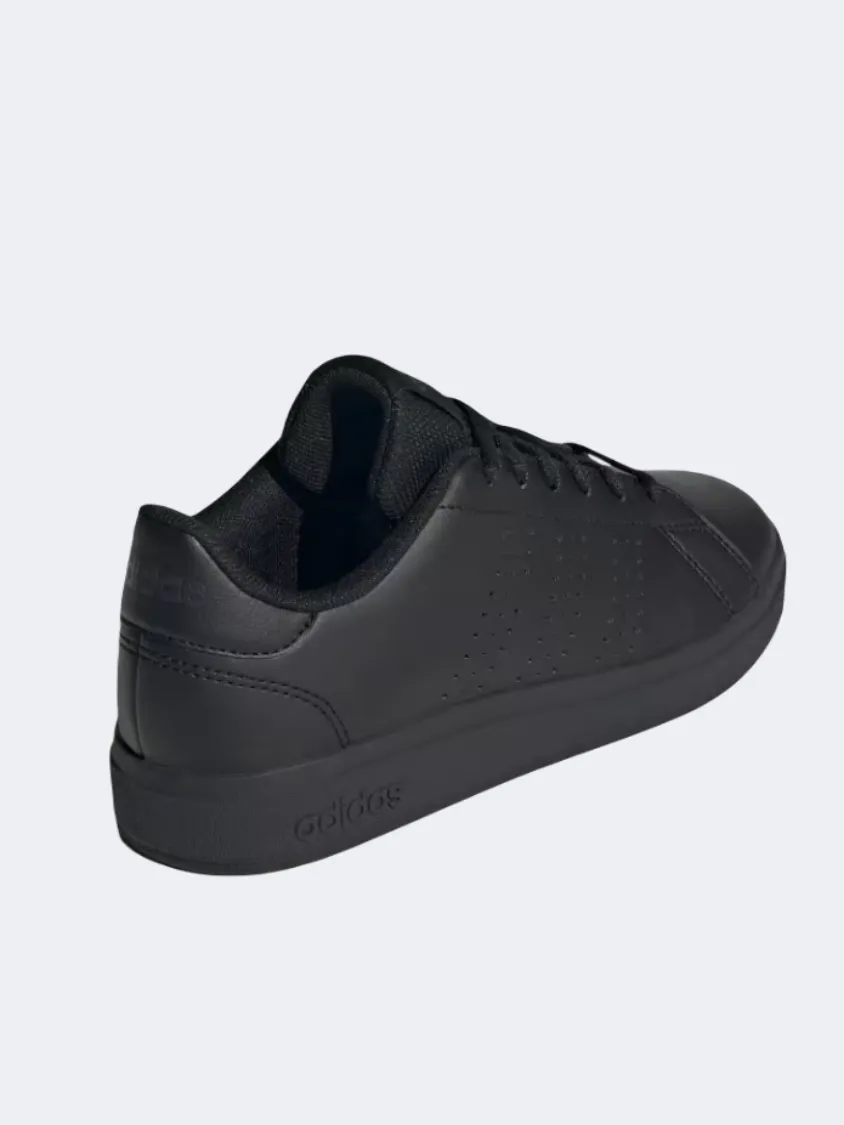 Adidas Advantage Base 2 Gs Sportswear Shoes Black Match Fit Comfort Stand