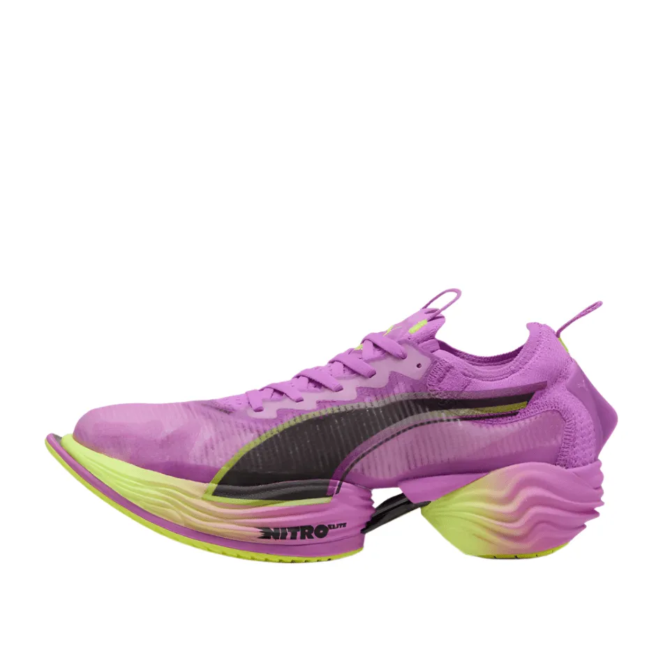 premium - running wave - cushion shoes Puma Men's Fast-R NITRO Elite 2 Running Shoes in Pure Magenta/Yellow Alert SS25