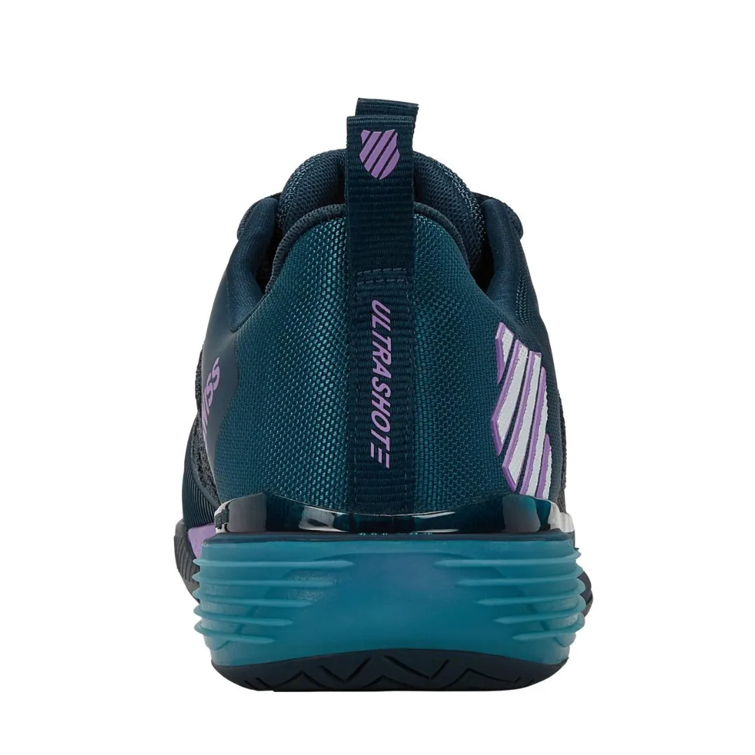 Urban Casual Wide fit K Swiss Ultrashot 3 AC Men Tennis Shoes - Reflecting/Blue/Amethyst