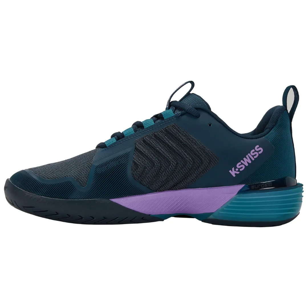 K Swiss Ultrashot 3 AC Men Tennis Shoes - Reflecting/Blue/Amethyst Performance Sole No Slip