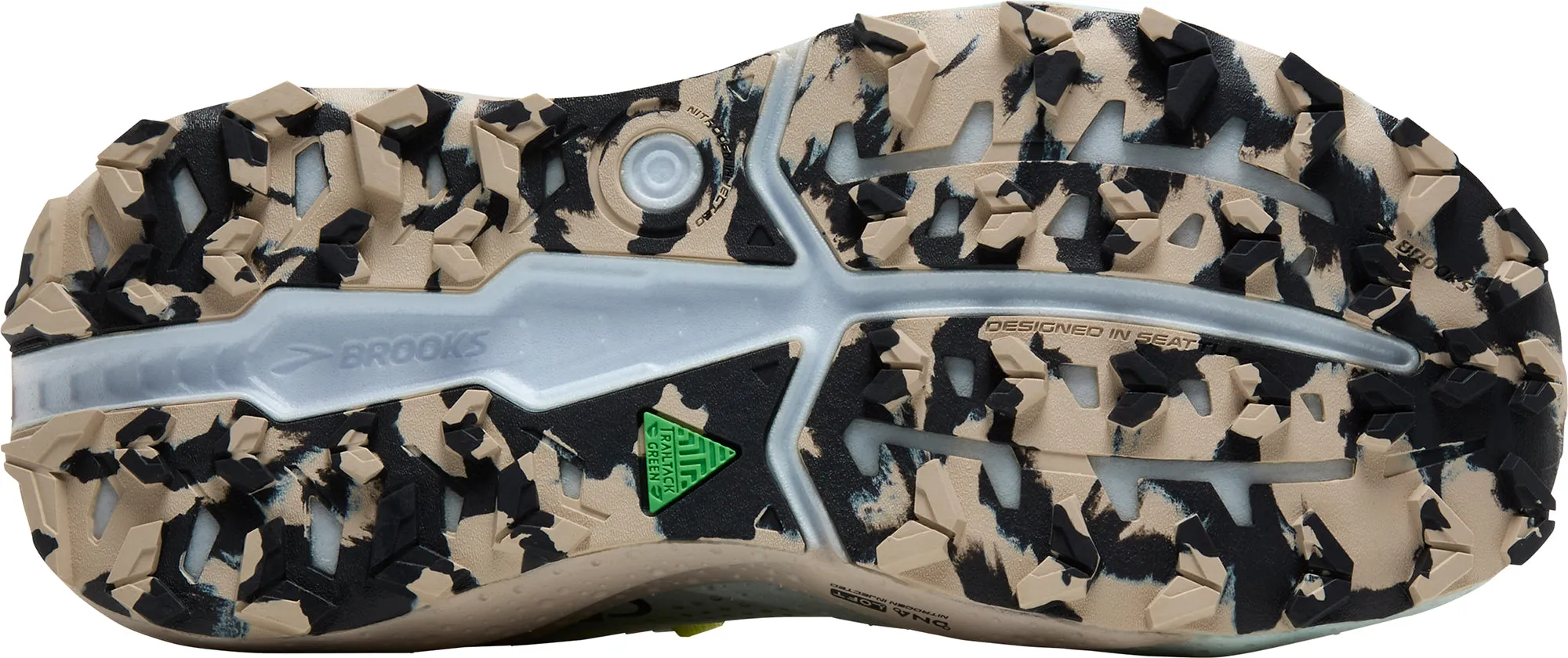 Precision fit Brooks Caldera 8 Womens Trail Running Shoes - Blue