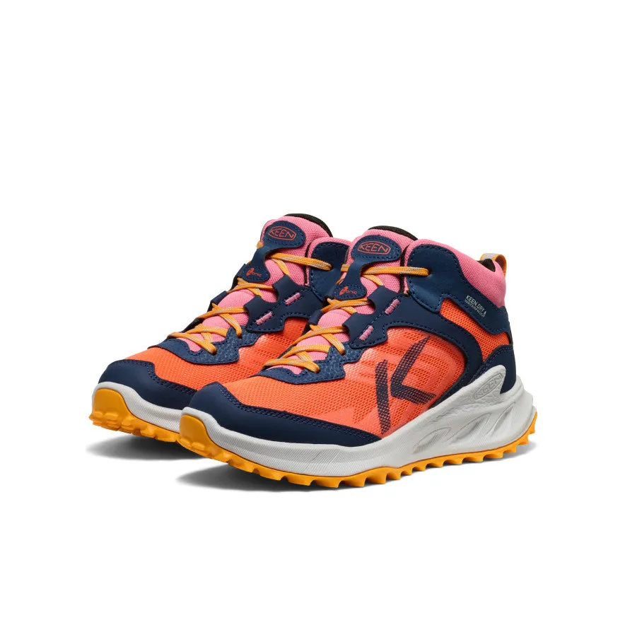 Big Kids' Zionic Waterproof Boot  |  Naval Academy/Nasturtium Comfort Flex