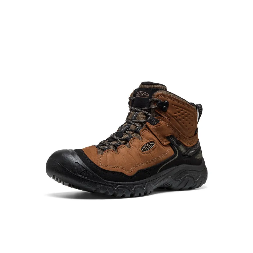 Men's Targhee IV Waterproof Hiking Boot  |  Bison/Black Rugged Trail Walk Support