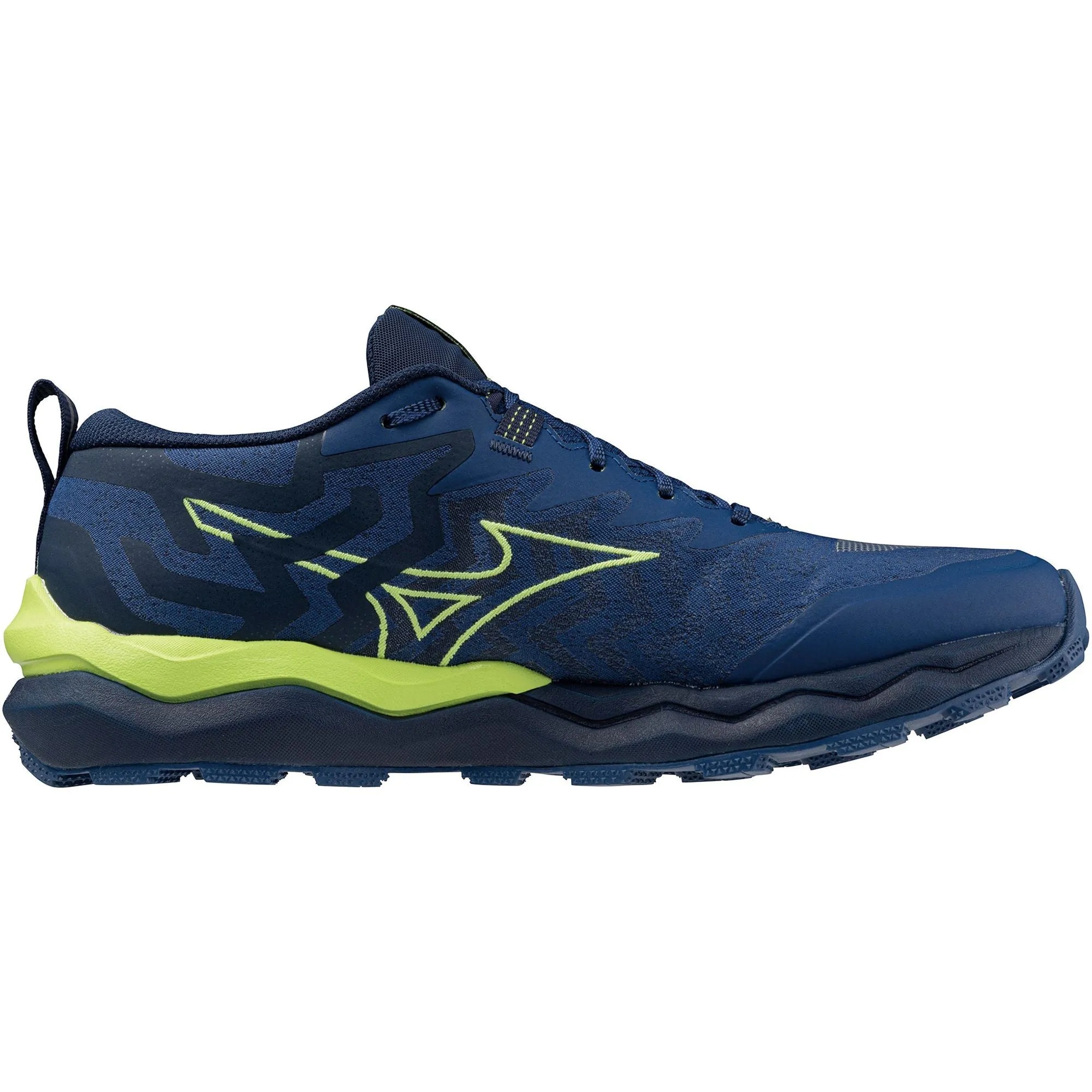 Joint protection Mizuno Wave Daichi 8 Mens Trail Running Shoes - Blue
