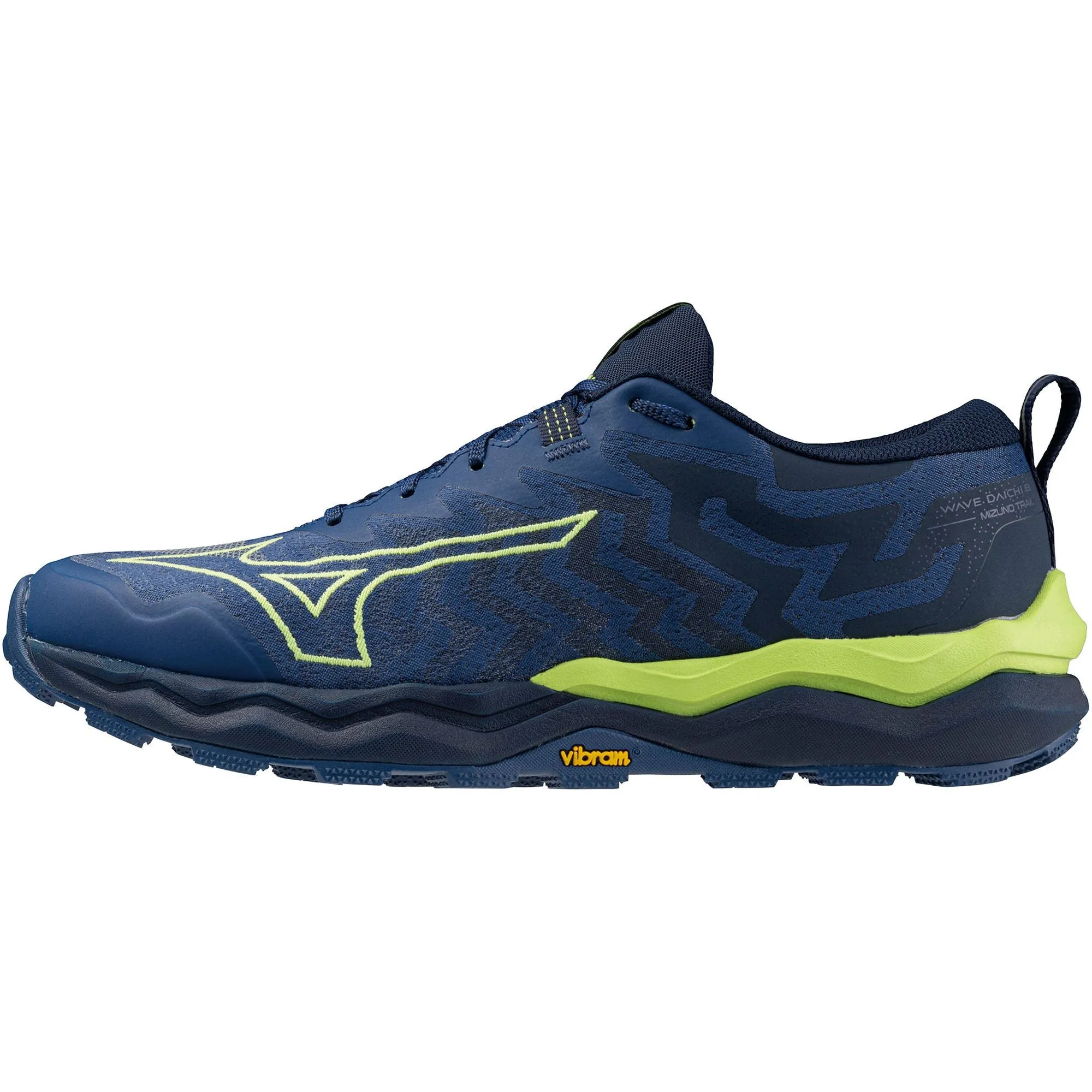 Mizuno Wave Daichi 8 Mens Trail Running Shoes - Blue compression