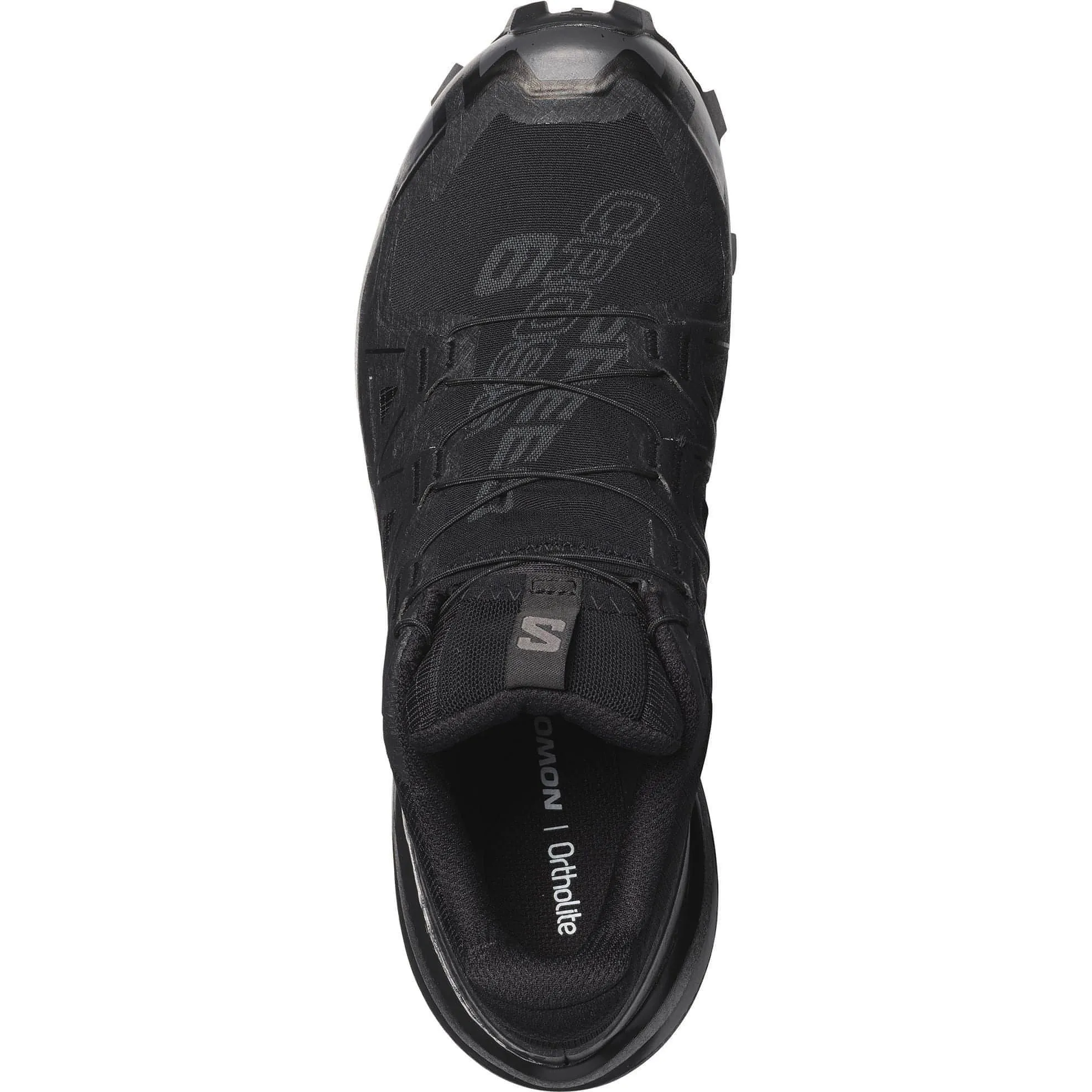 Stretch Material Salomon Speedcross 6 GORE-TEX Womens Trail Running Shoes - Black