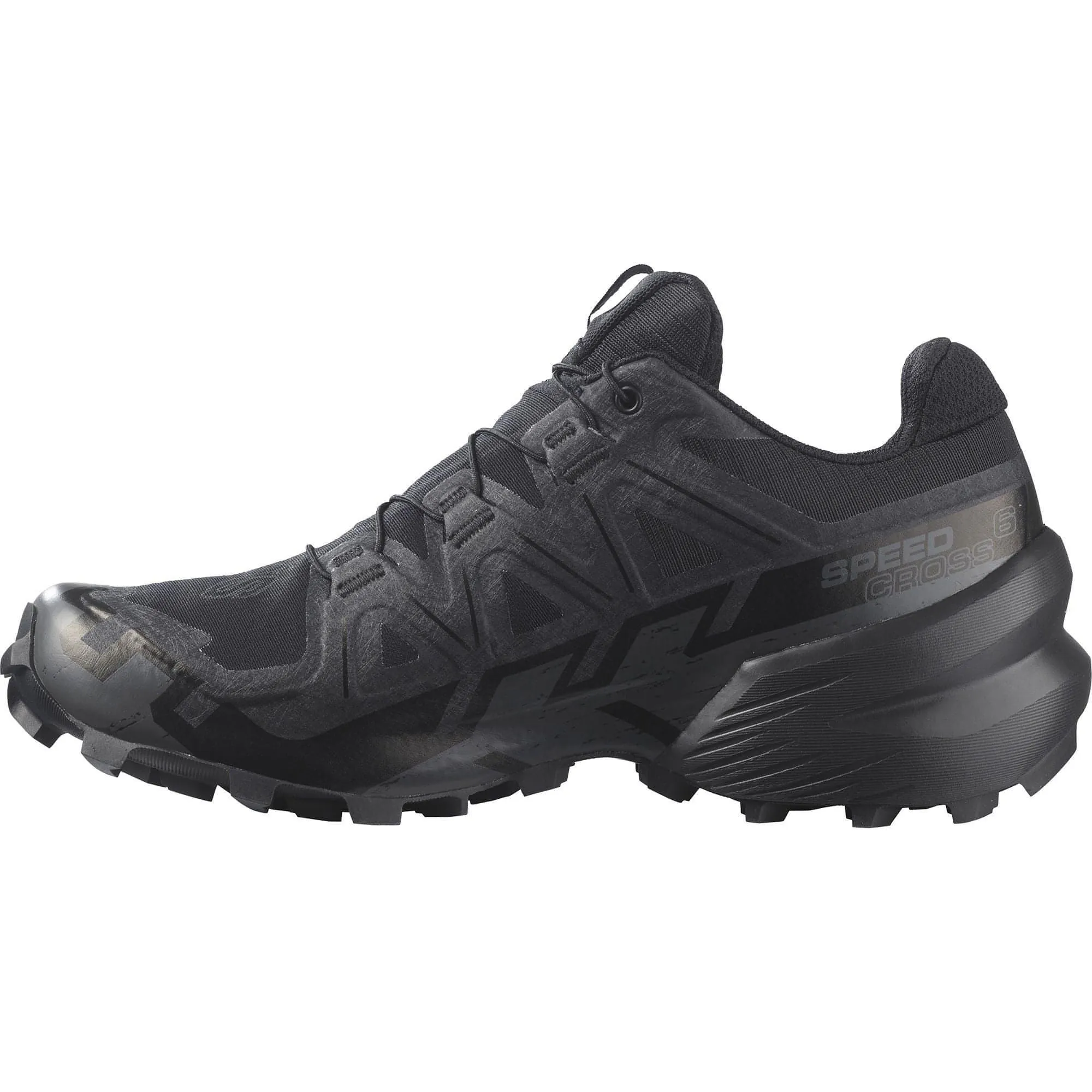 Salomon Speedcross 6 GORE-TEX Womens Trail Running Shoes - Black Low   Profile