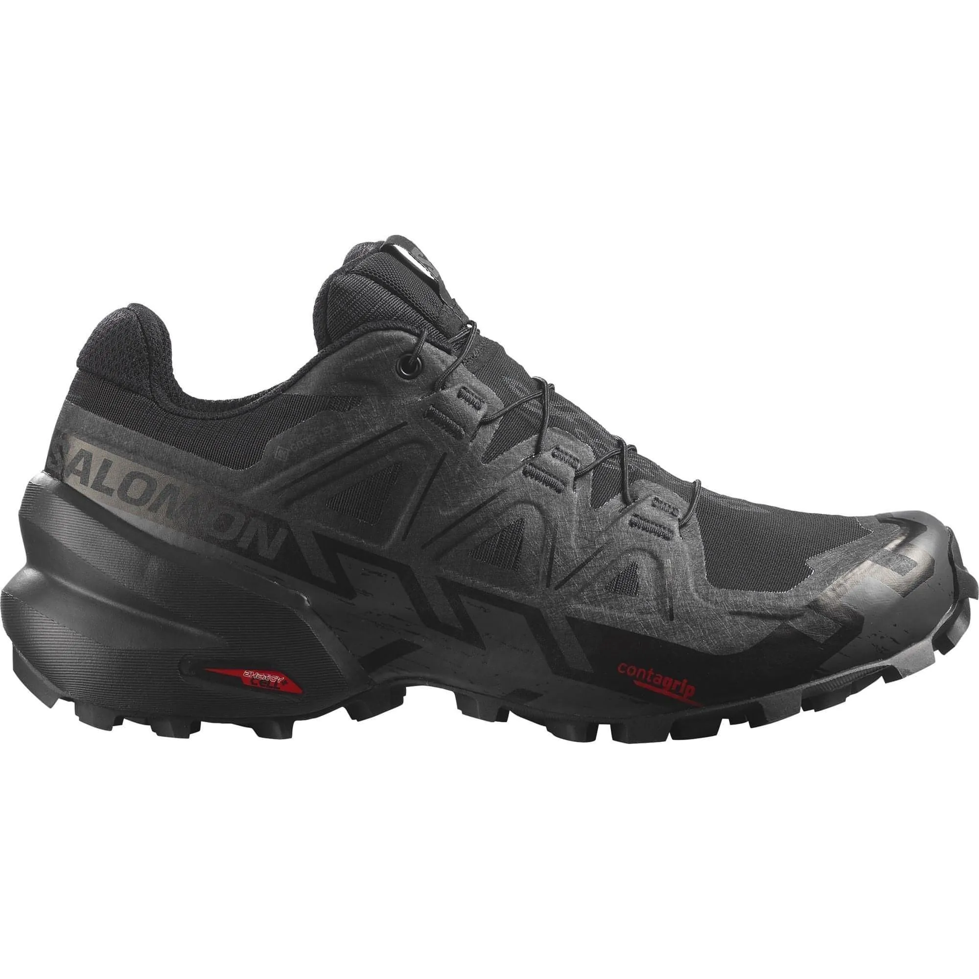 Daily Activity Foam Support Salomon Speedcross 6 GORE-TEX Womens Trail Running Shoes - Black