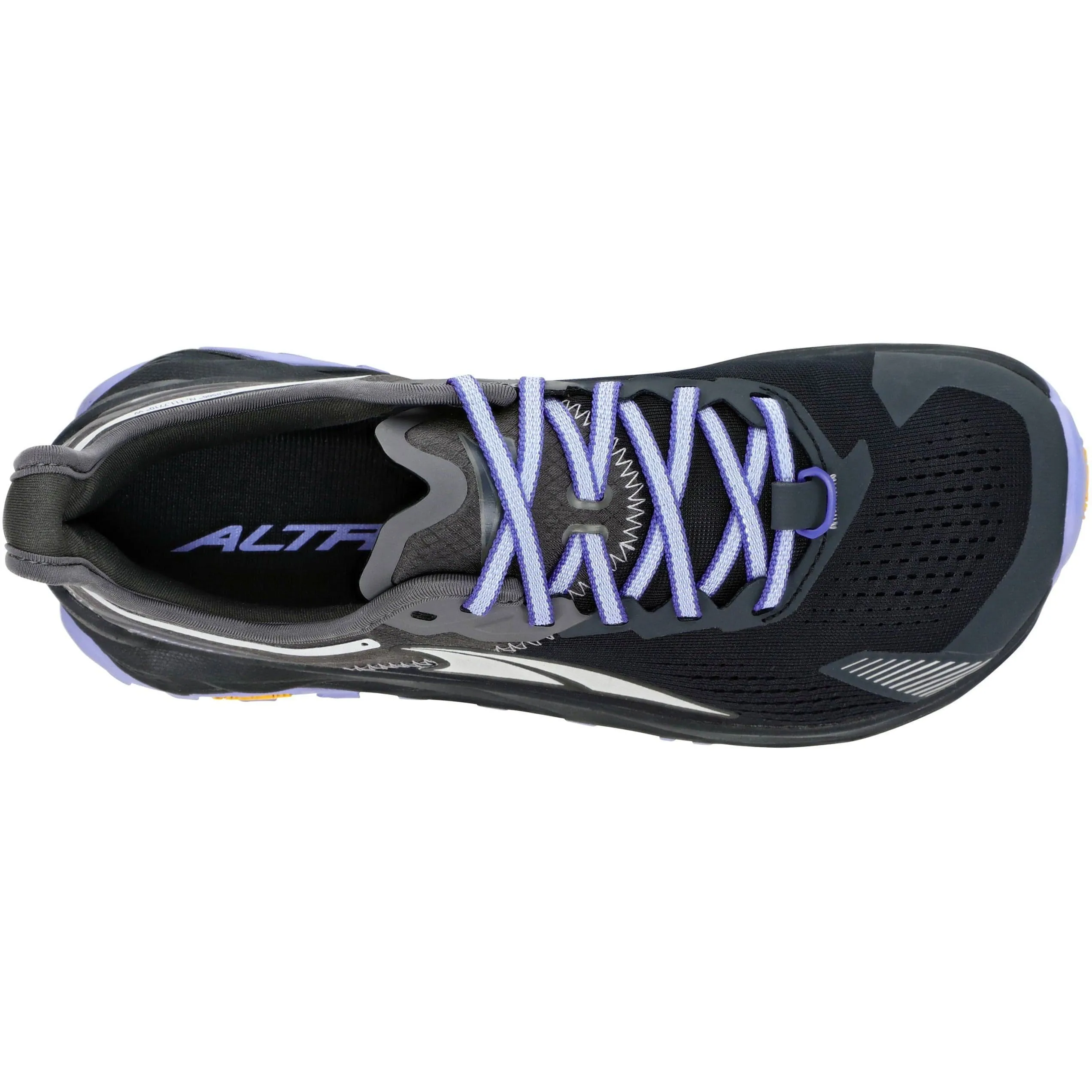 Effortless Motion Foam Base Altra Olympus 5 Womens Trail Running Shoes - Black