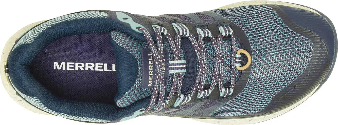 Running Cycle Running Motion Merrell Antora 3 Womens Trail Running Shoes - Blue