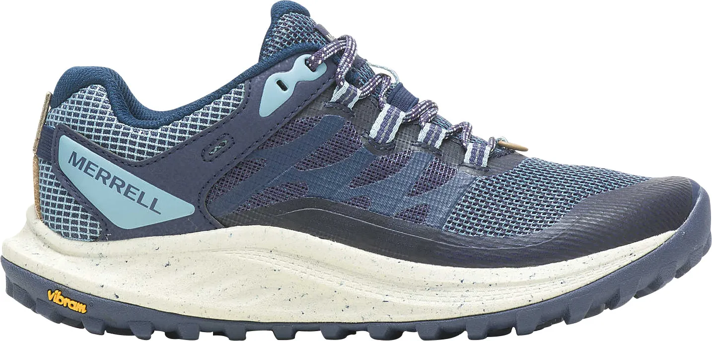 Merrell Antora 3 Womens Trail Running Shoes - Blue Comfort Frame