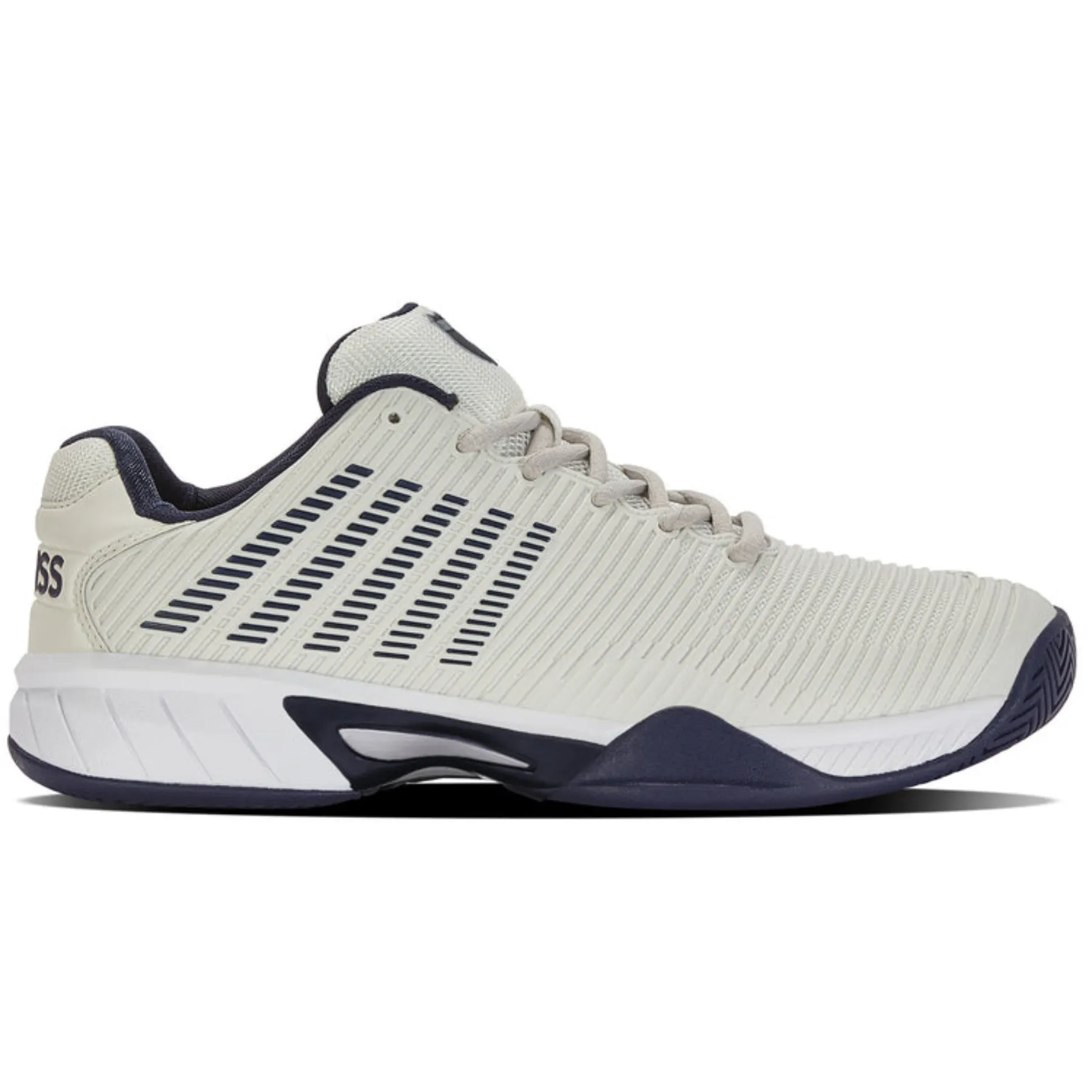 K Swiss Hypercourt Express 2 Junior Tennis Shoes - Gray/White/Peacoat City Runners
