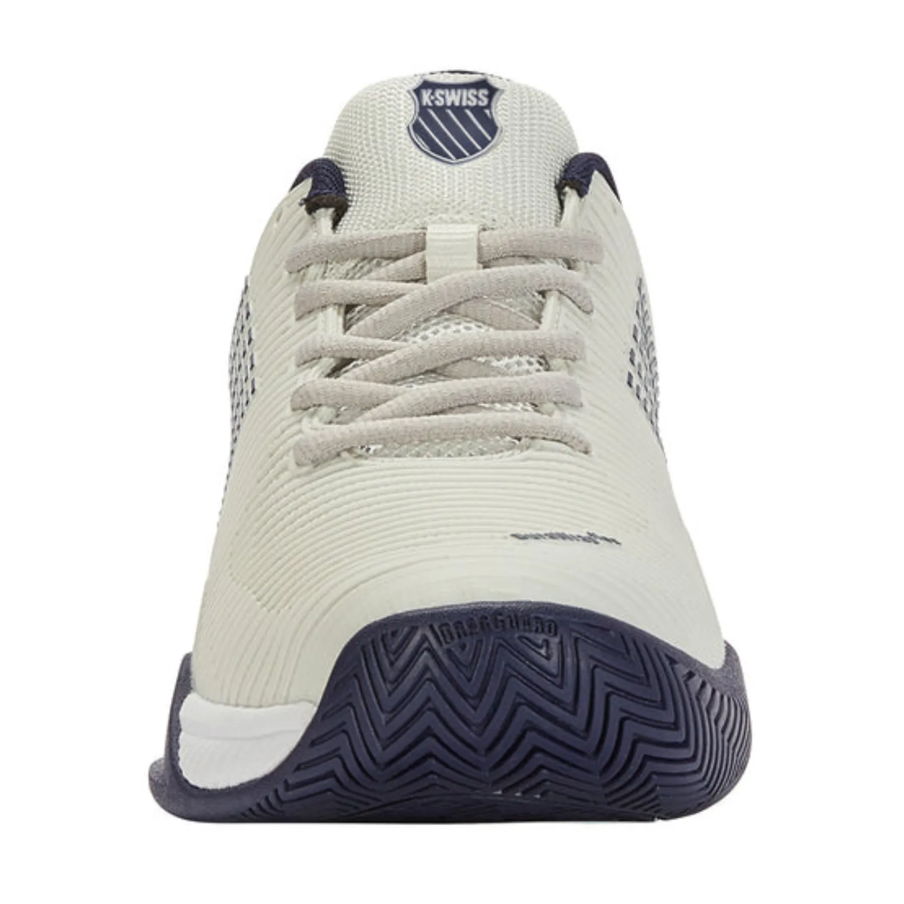 Gym workout Ergo Comfort K Swiss Hypercourt Express 2 Junior Tennis Shoes - Gray/White/Peacoat