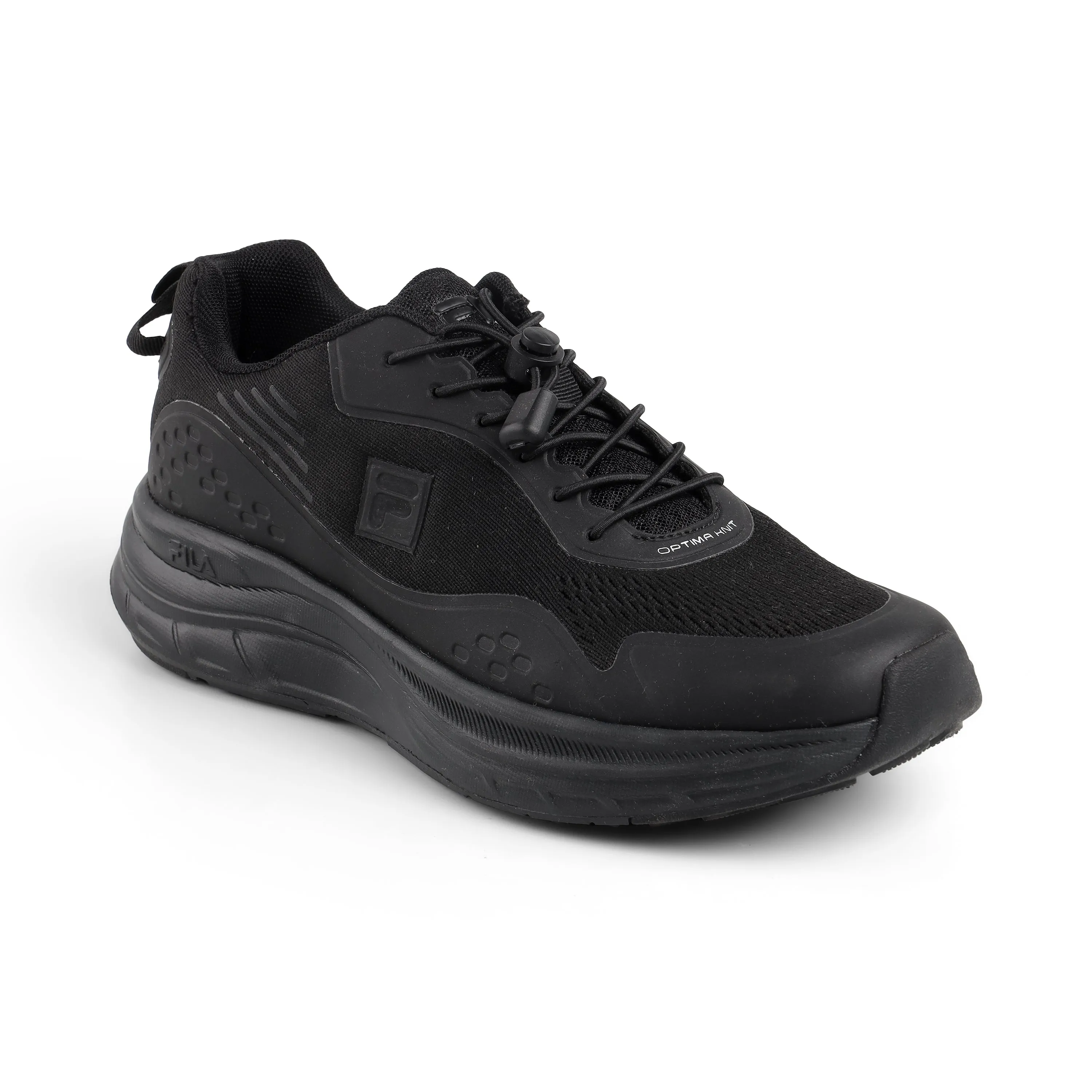 Ventilated Fila Men Black Breezy Shoes