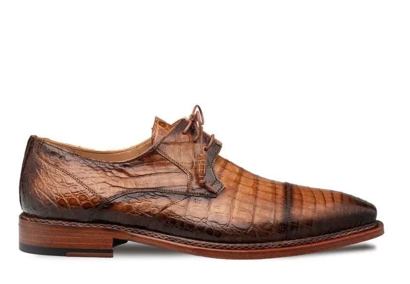 "Giovane" Crocodile Derby Camel Trendy Comfort arch