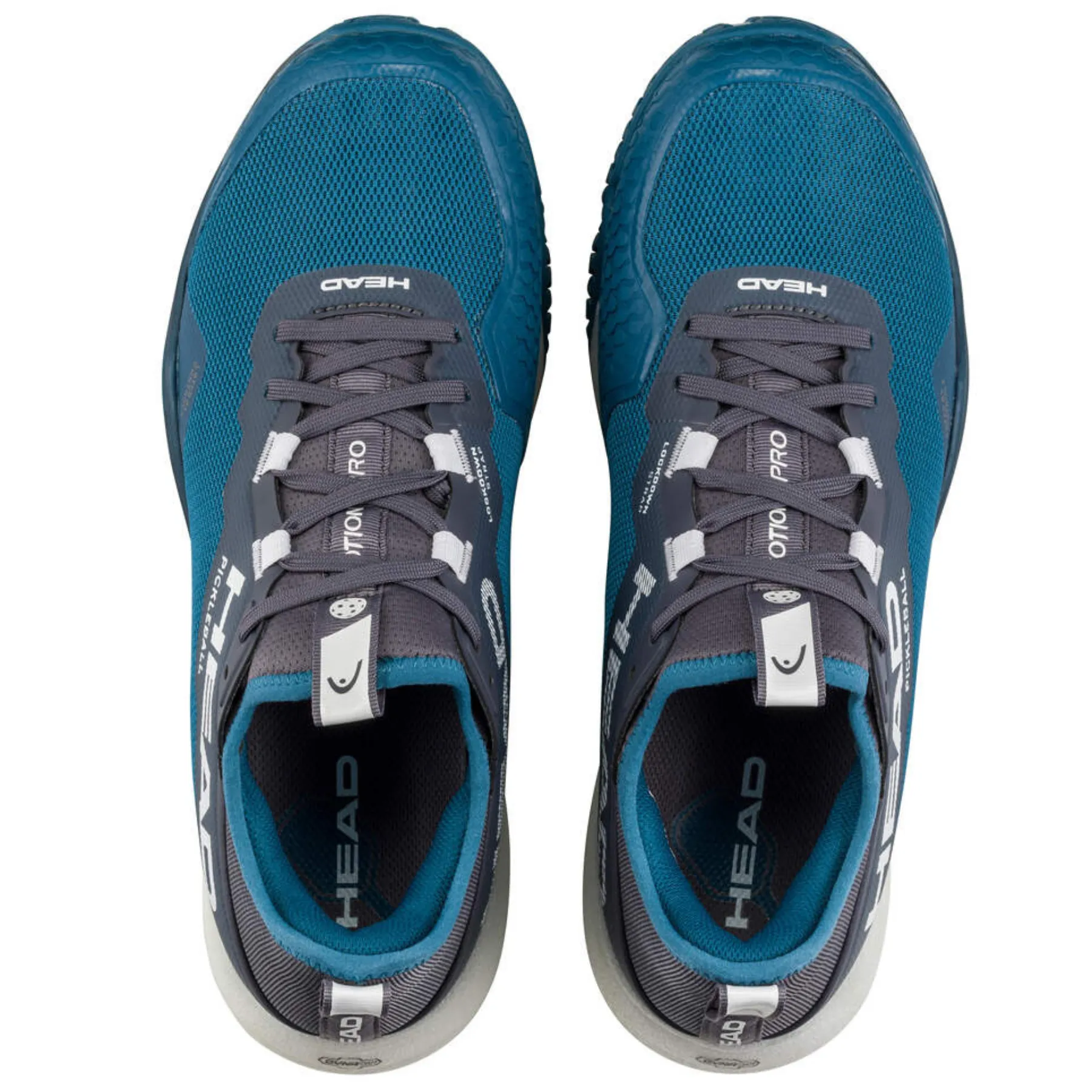 Head Motion Pro Pickleball Men Shoes - Teal Blue/White Lightweight Build Sport Comfort