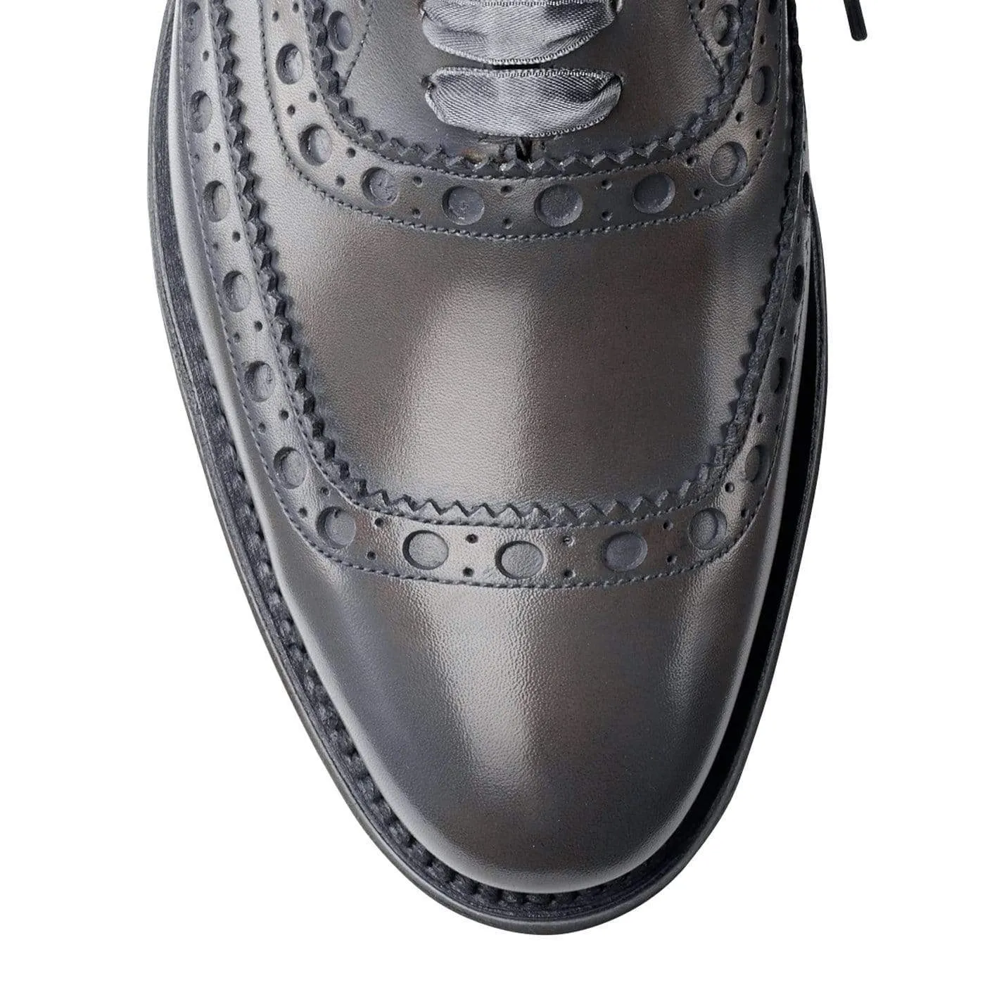 Classic Black Anna Grey Burnished Calf