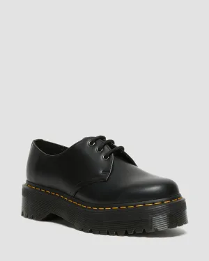 Long Lasting Smooth Comfort 1461 Quad Polished Smooth Leather Oxford Platform Shoes