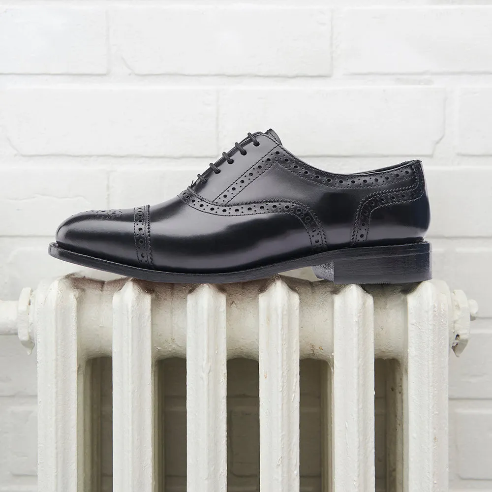 Semi-brogue - Black All Day Leather Anti Odor
